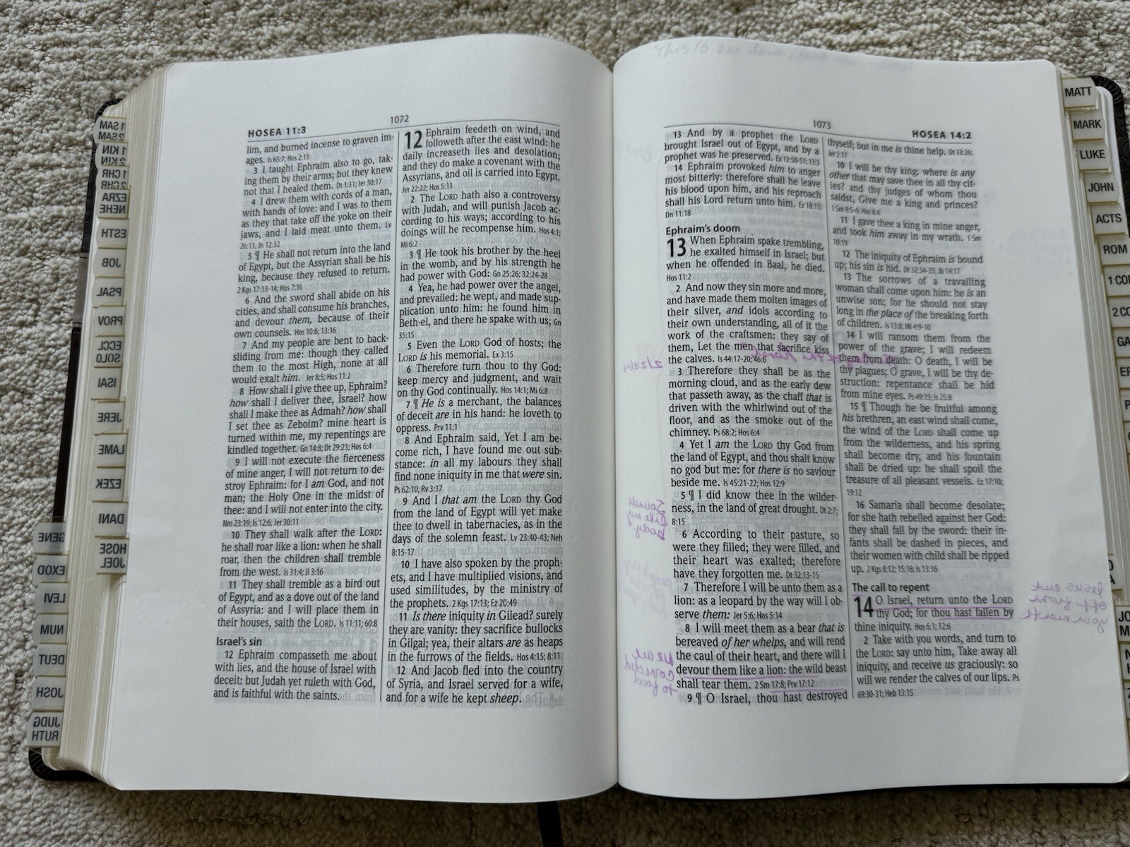 KJV Large Print Wide Margin Bible by Hendrickson Bibles (2013)