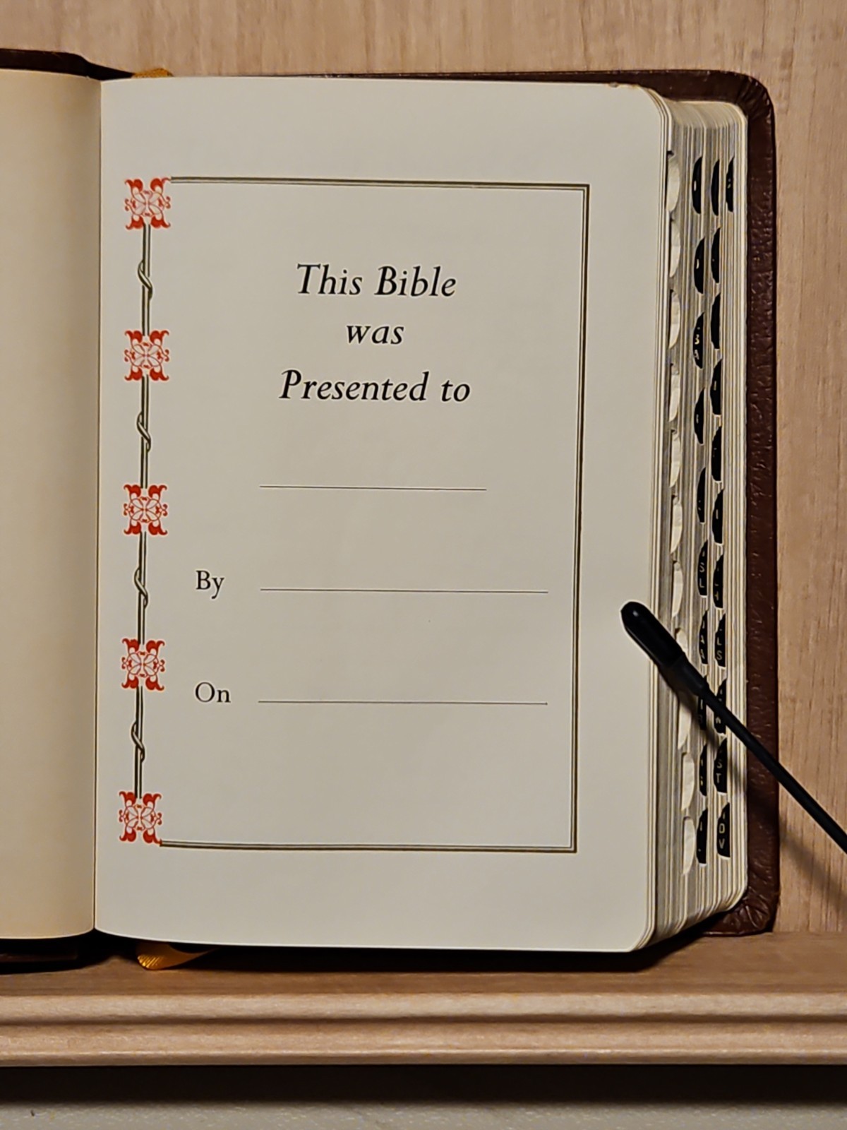 Cambridge Red Letter Edition Holy Bible Bonded Leather Indexed Concordance
