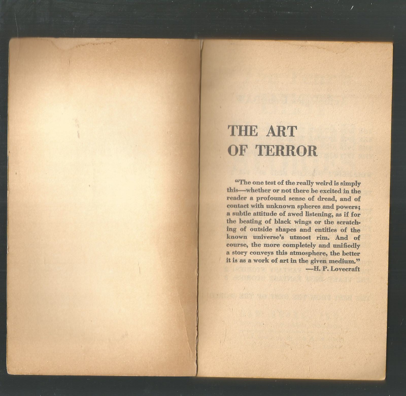 THE YEAR’S BEST HORROR STORIES SERIES VI -ED: GERA;D W.PAGE -DAW# 297 -1978-1st