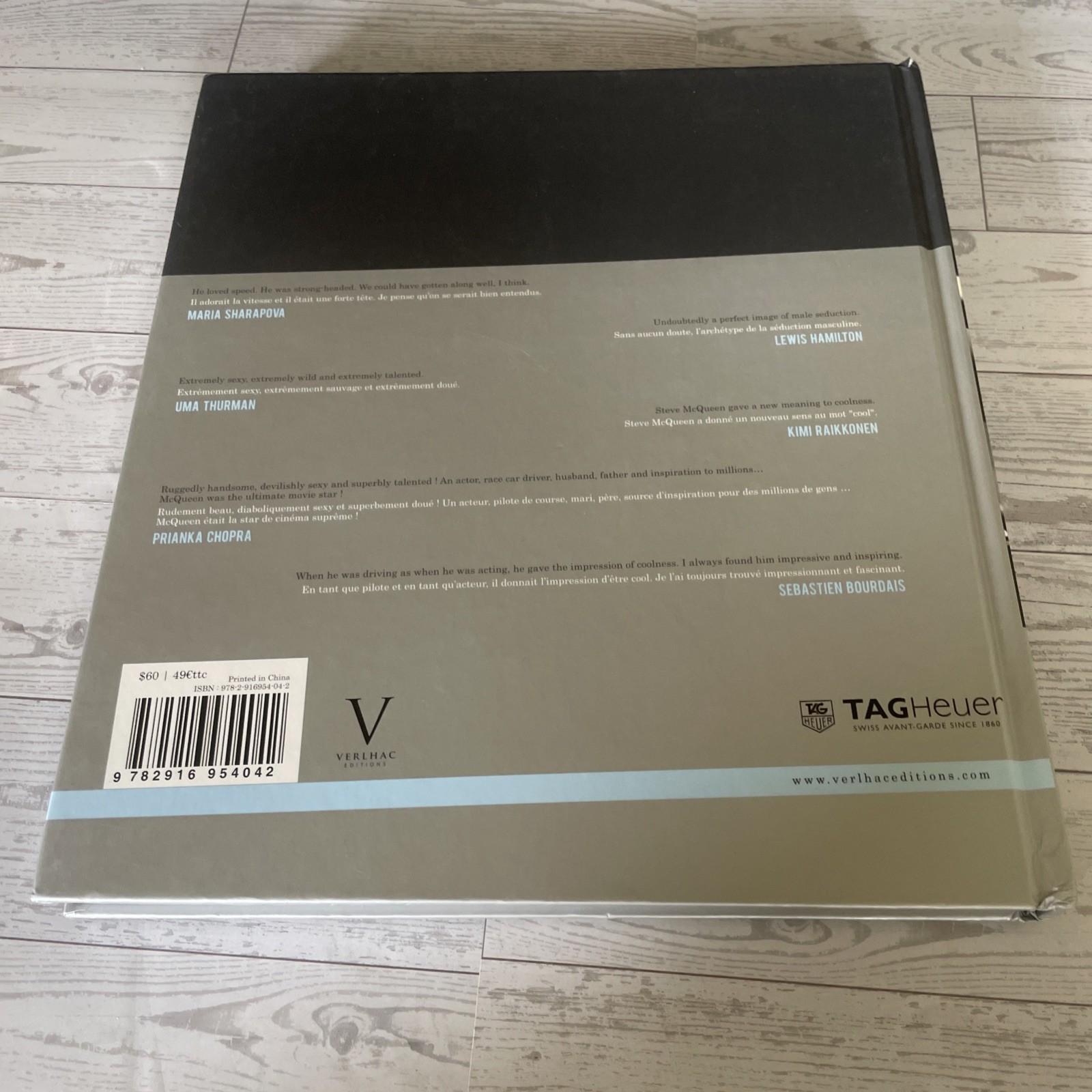 RARE: “Unforgettable Steve McQueen” – Limited Edition TAG Heuer Hardcover Book