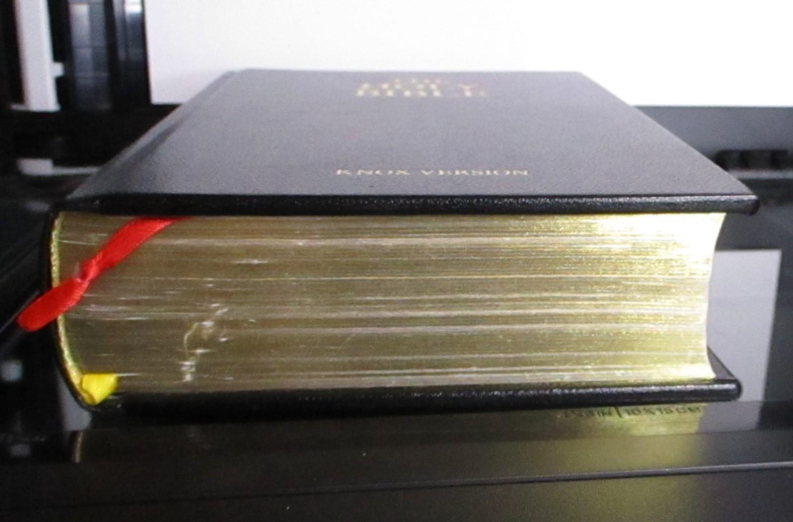 The Holy Bible Knox Version Baronius Press 2012 Hardcover Latin Vulgate Gilt