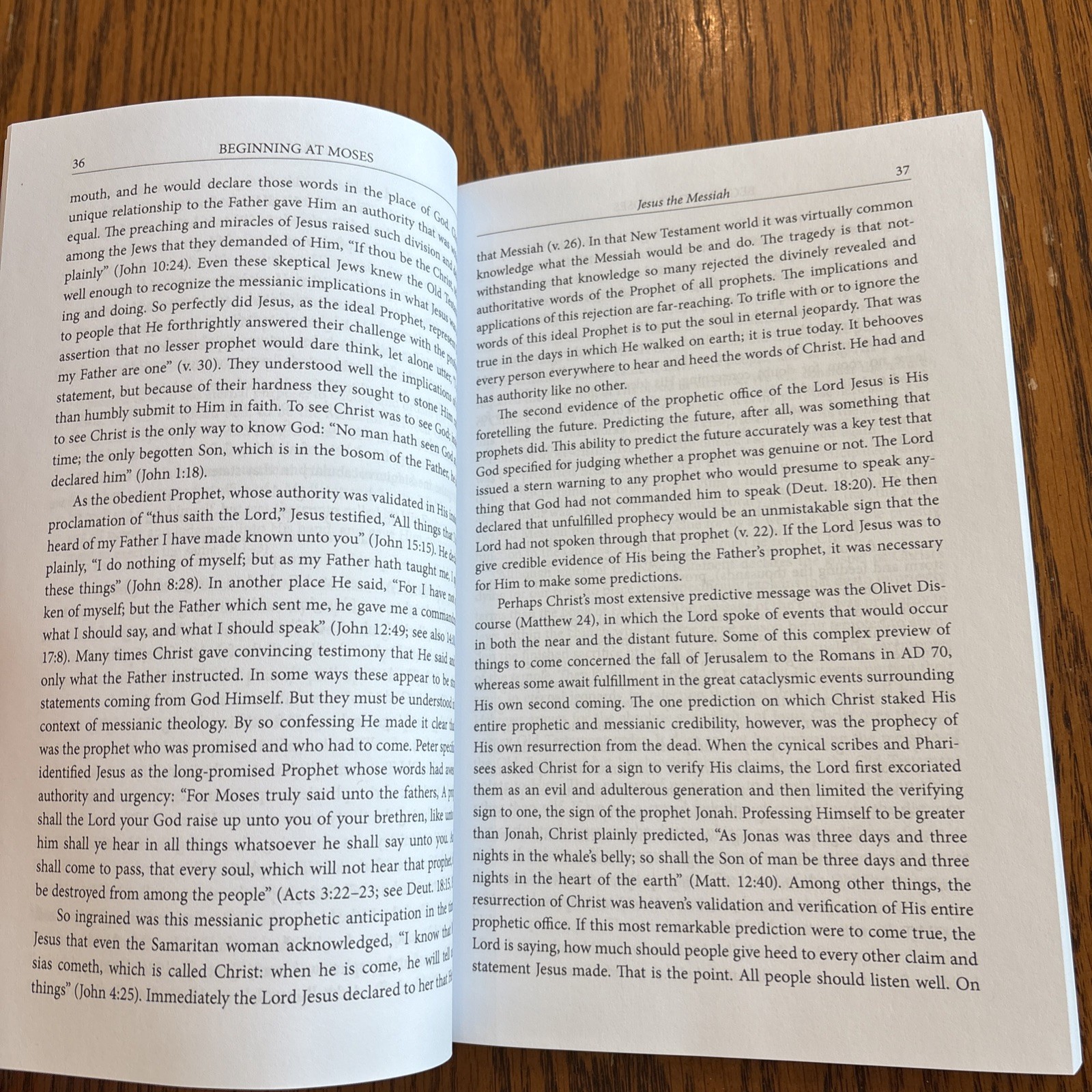 Beginning At Moses By Michael P. V. Barrett PB