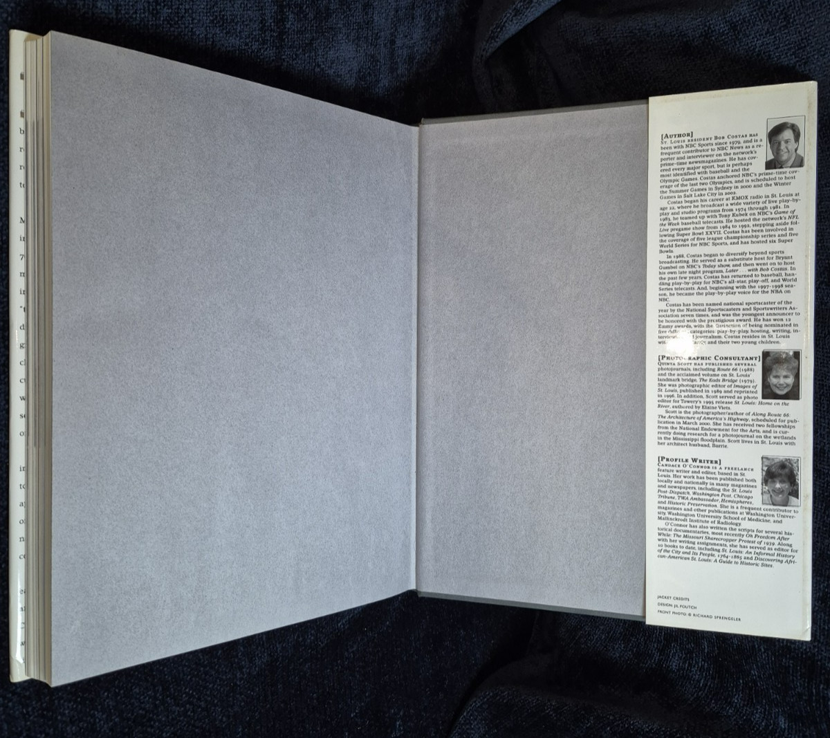 Baseball Coffee Table Book St Louis For the Record Bob Costas HC Color Images DJ