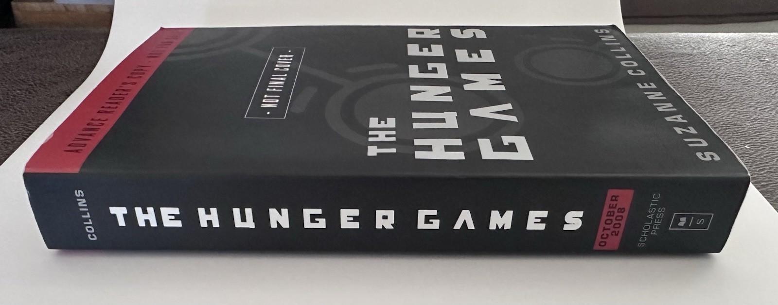 THE HUNGER GAMES Advance Reader’s Copy Uncorrected Proof Suzanne Collins 1st. Ed