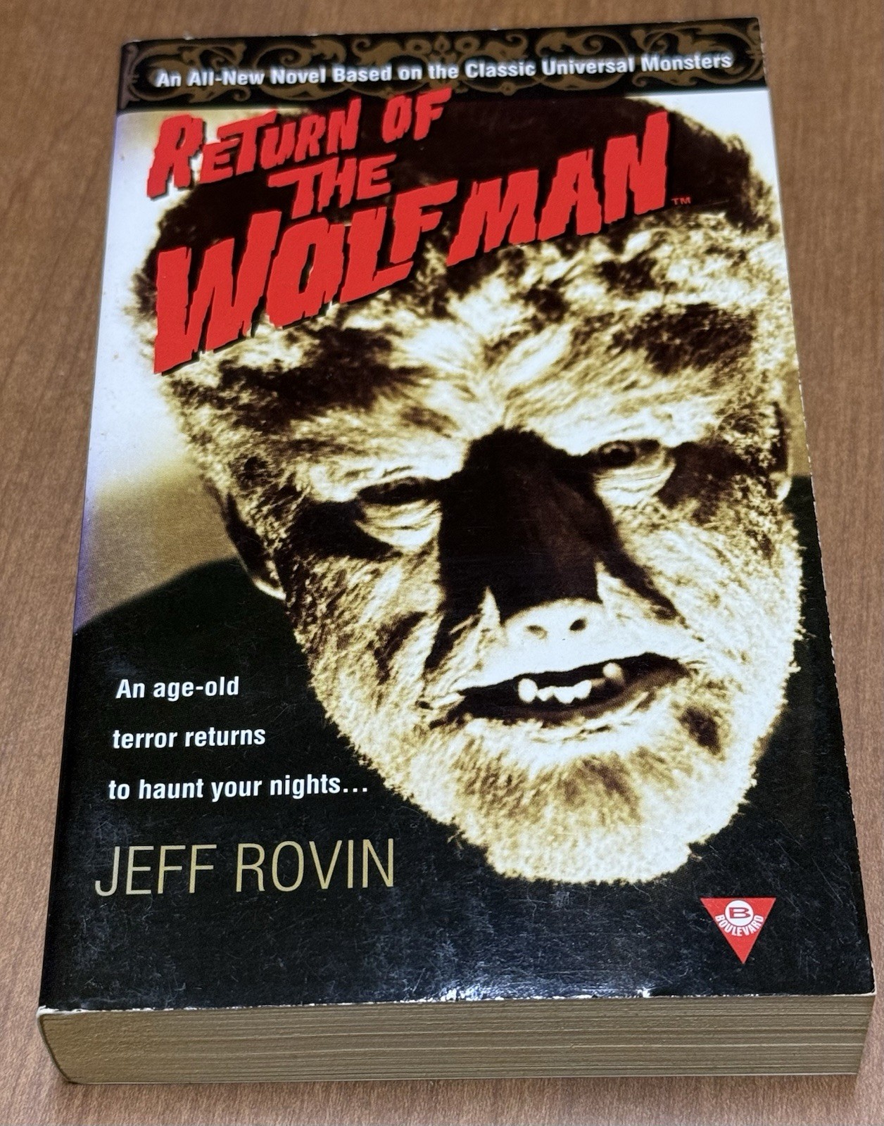 Return of the Wolf Man Jeff Rovin Universal Studios Monsters 1st Print Horror