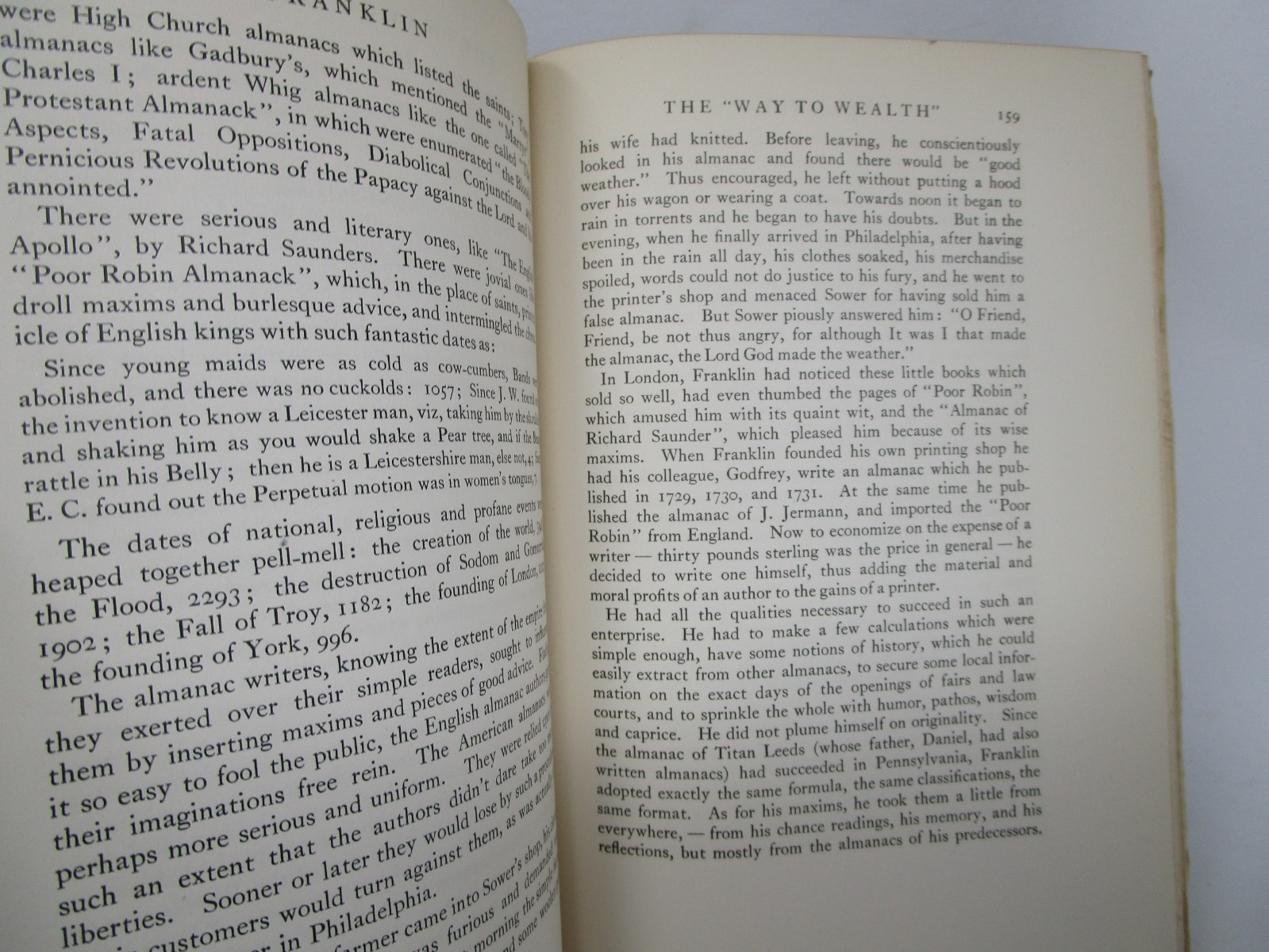 Bernard Fay’s Franklin, The Apostle of Modern Times with Illustrations 1929