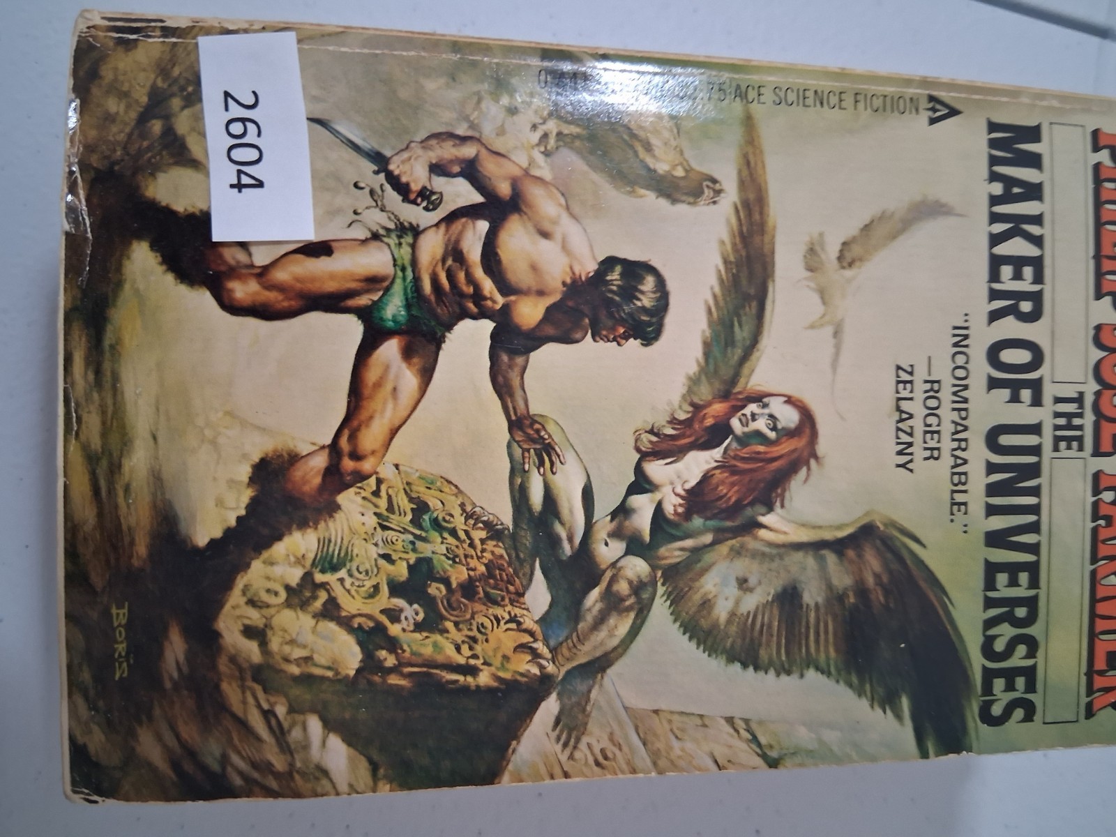 Vintage Lot of 5 Science Fiction/Fantasy Books by Philip Jose Farmer bc25 2604