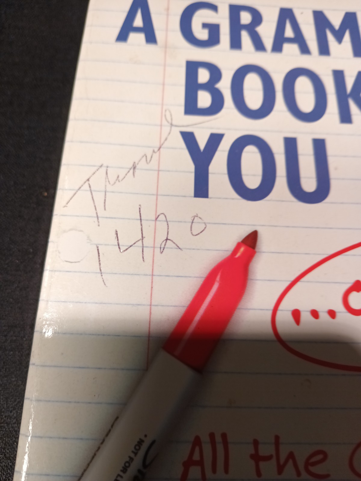 A GRAMMAR BOOK FOR YOU AND I …OUPS, ME ; BY EDWARD GOOD PAPPER BACK 430 PAGES