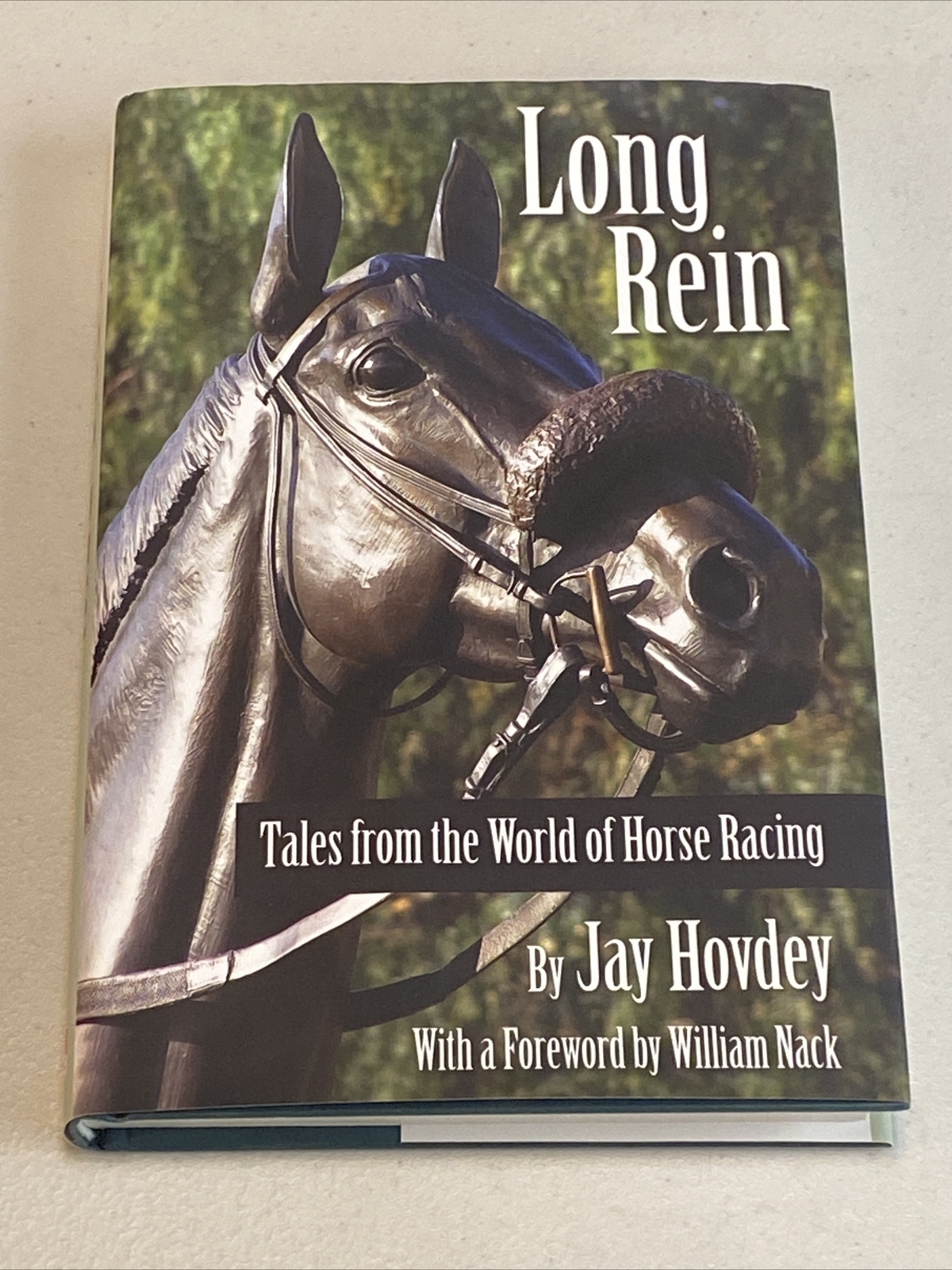 Long Rein SIGNED by Jay Hovdey – Horse Racing Tales – Near Fine Hardcover