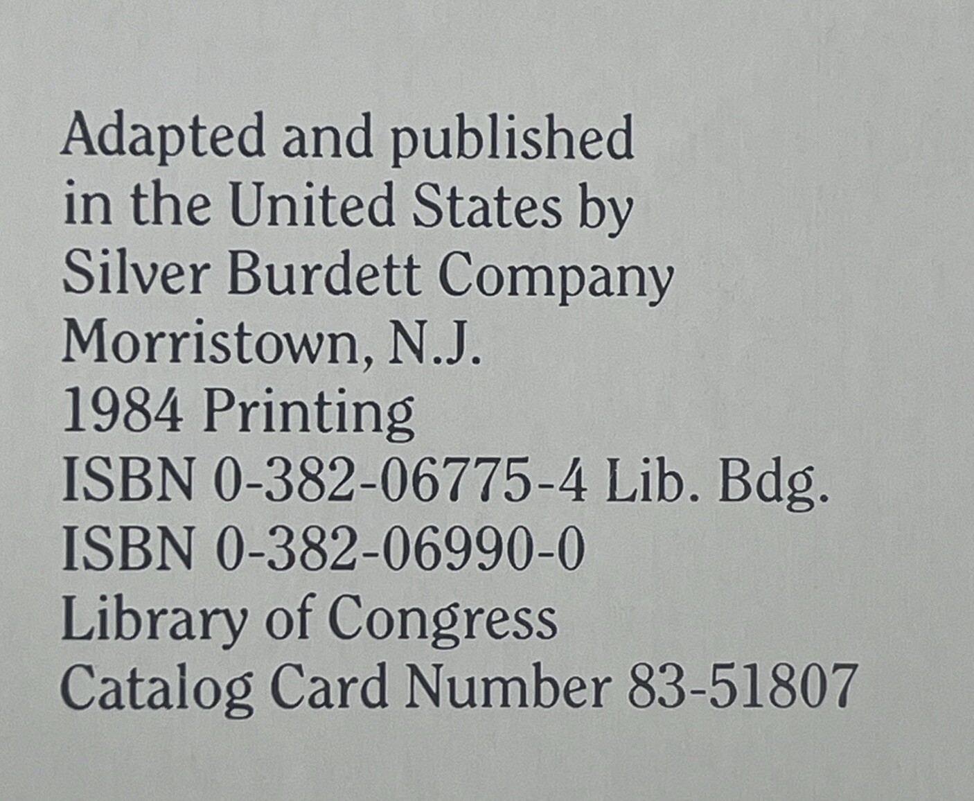 The Silver Burdett Encyclopedia Of Transport “ AIR “ By J.D. Storer (HC, 1983)