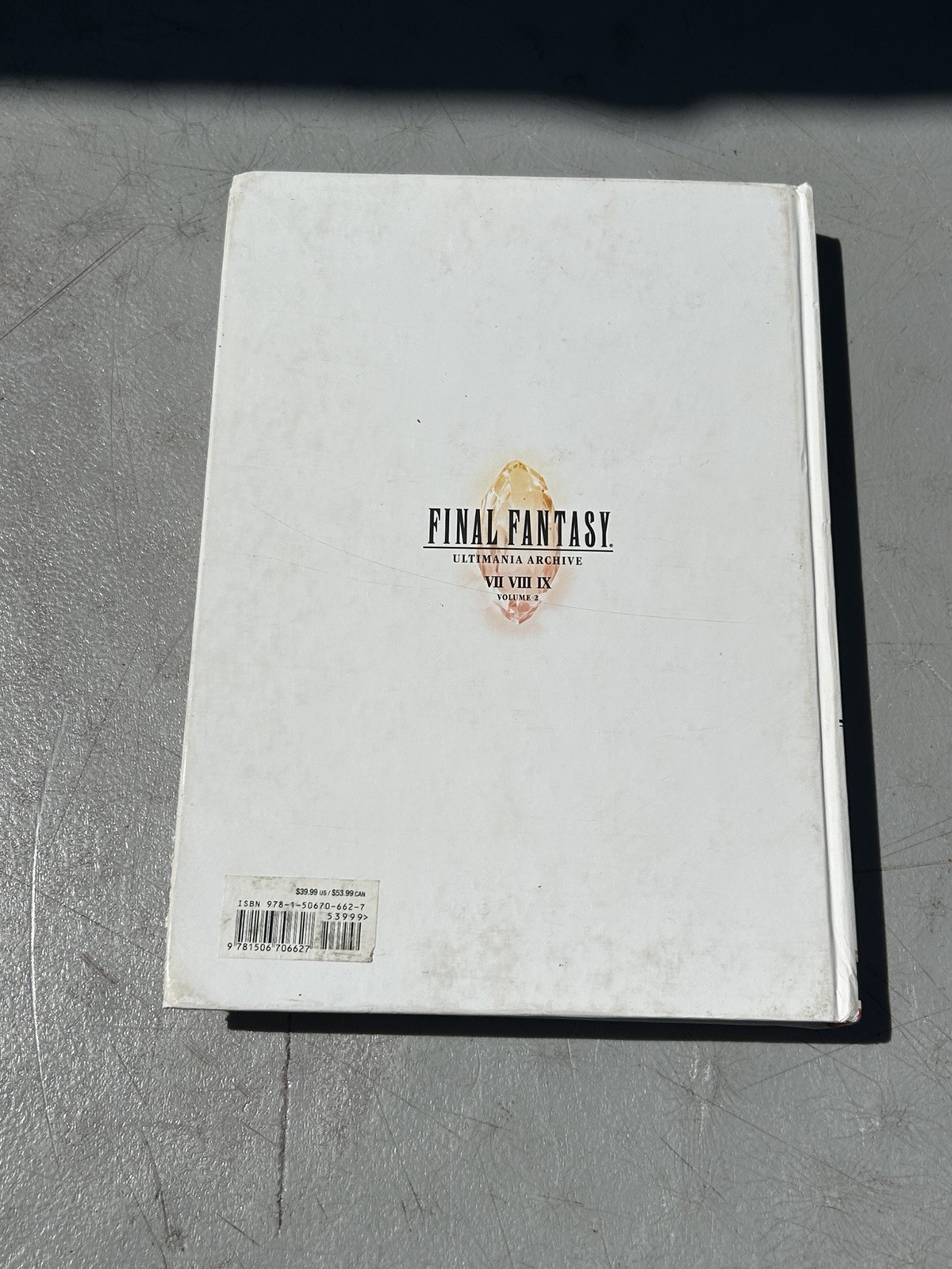 Final Fantasy Ultimania Archive Volume 2 By Square Enix (Hardcover, 2018)