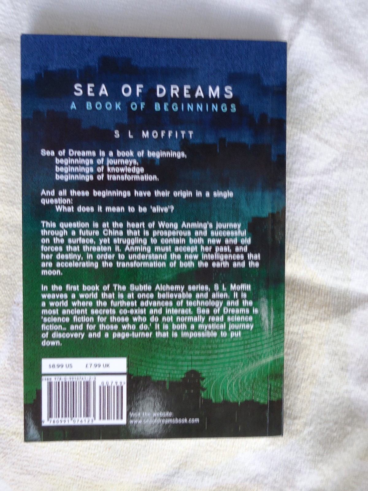 SL MOFFITT Sea of Dreams A Book of Beginnings Subtle Alchemy SCI FI Future CHINA