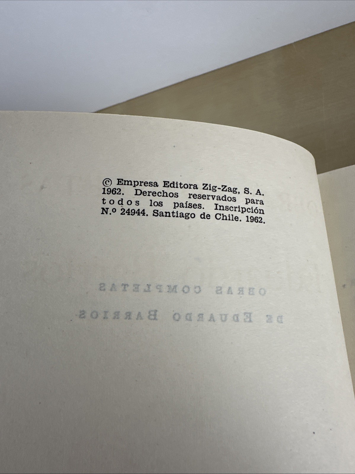 Obras Completas de Eduardo Barrios 2 Volumes Hardcover – VG