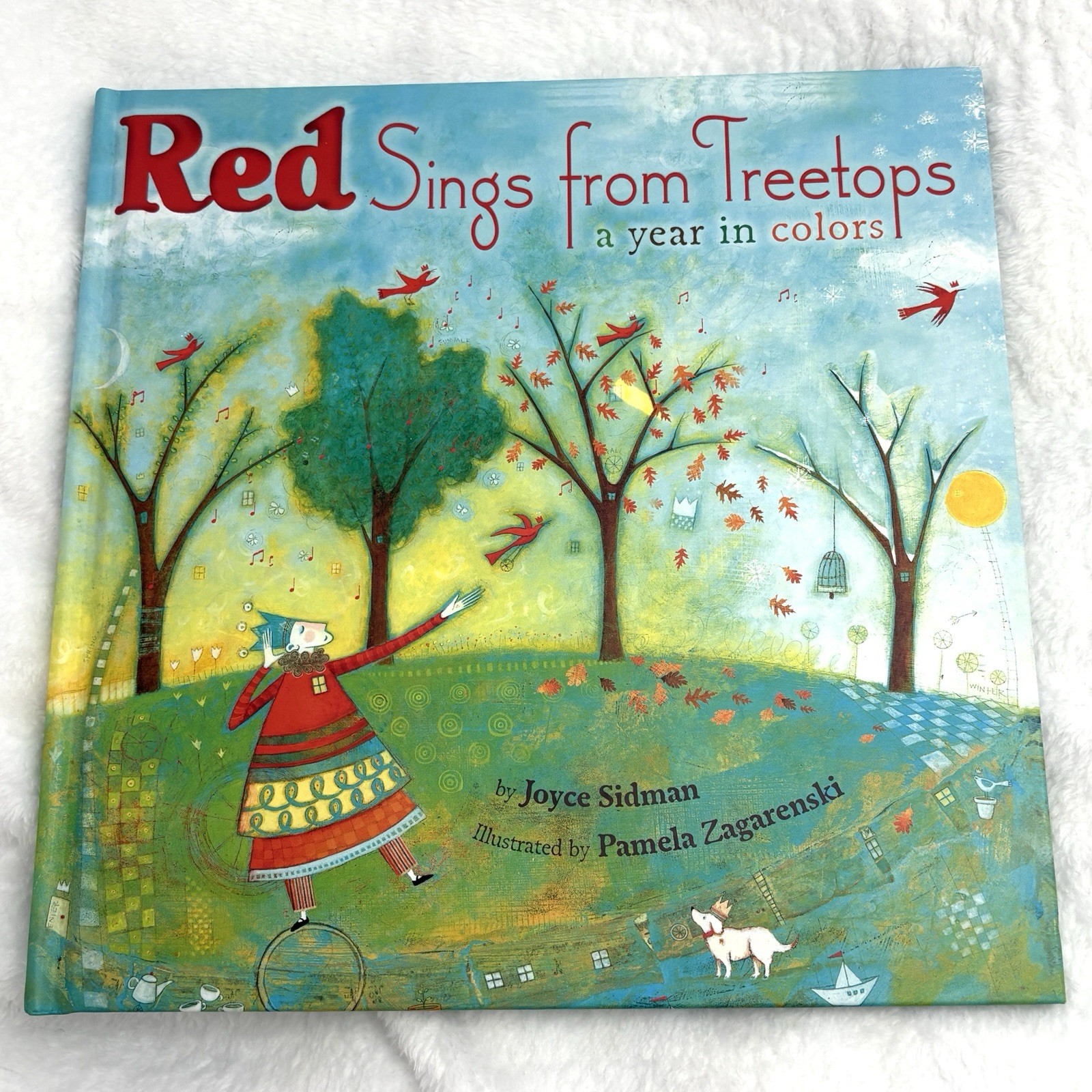 Red Sings from Treetops: A Year in Colors (Sidman, Zagarenski) – VERY GOOD