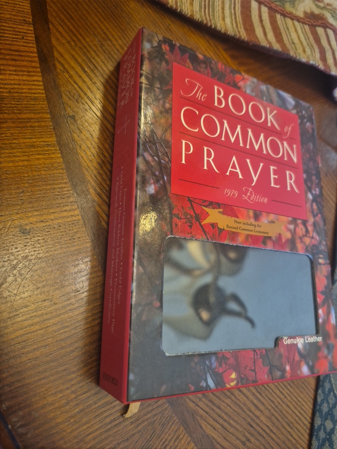 Book of Common Prayer Personal, Genuine Leather Burgundy by Not Available (2008,