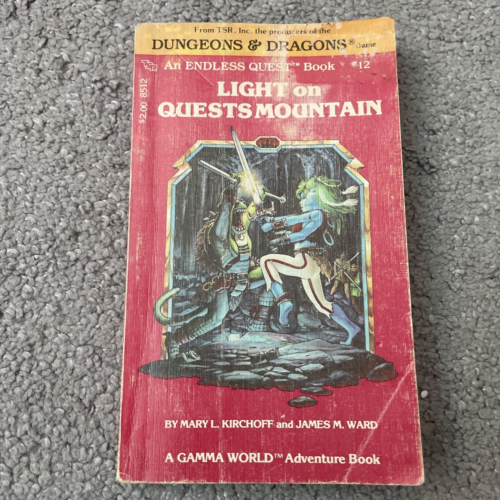Light on Quests Mountain #12 Dungeons & Dragons 1983 1st Print TSR Gamma World