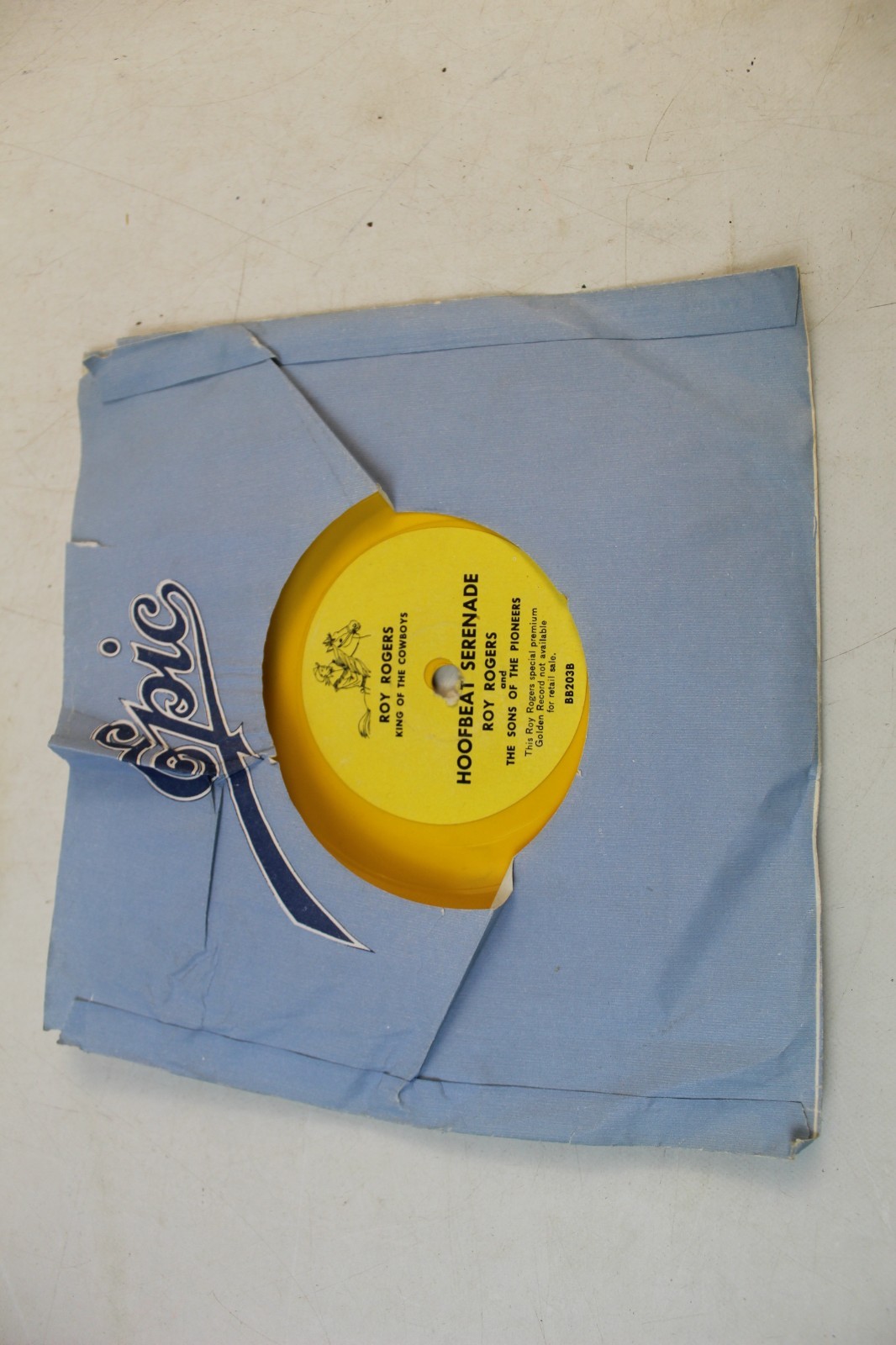 Roy Rogers at the Lane Ranch plus record Hoofbeat Serenade 1950