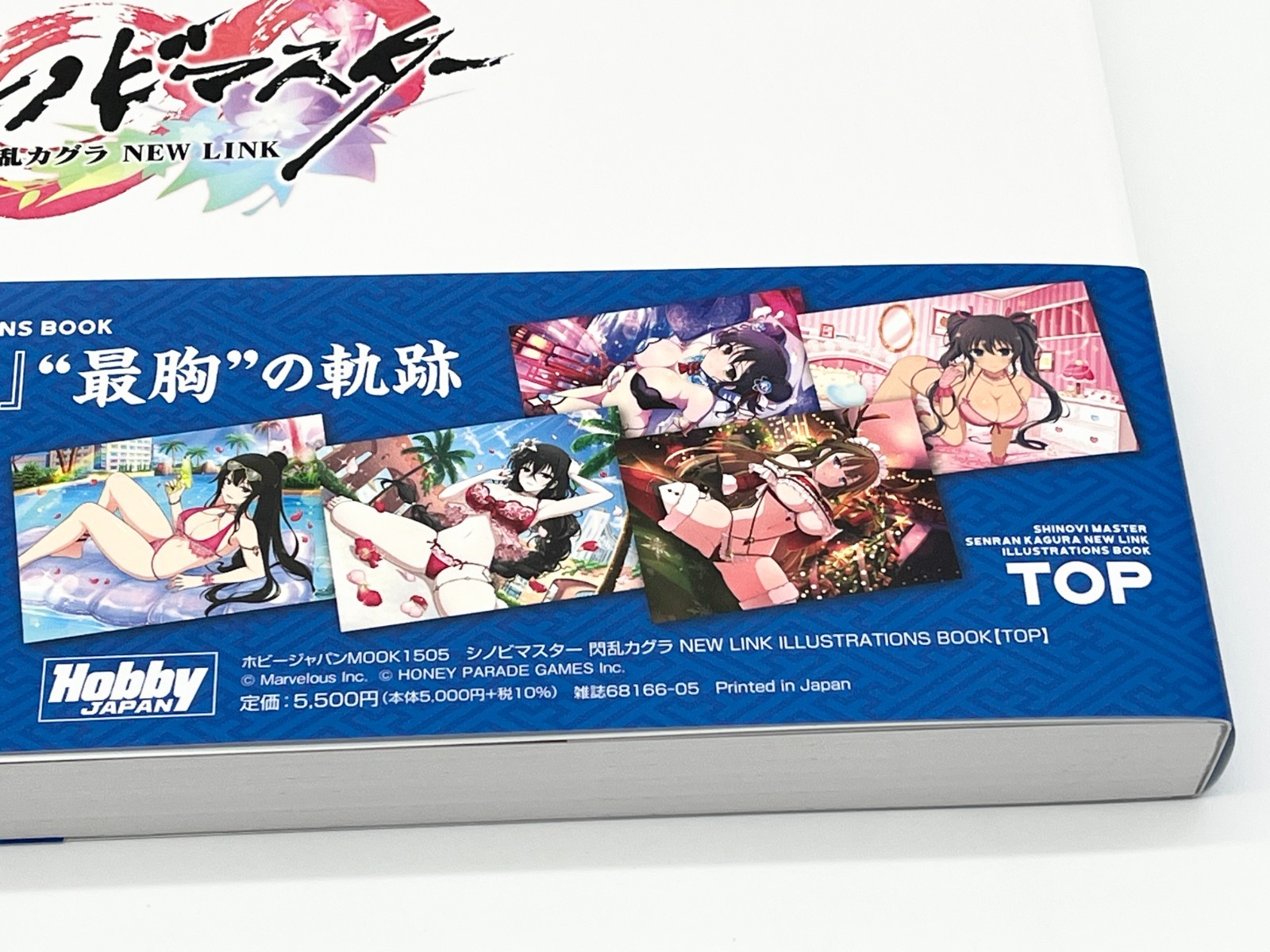Shinobi Master Senran Kagura New Link Illustrations Book Vol 1-2 Japanese Text