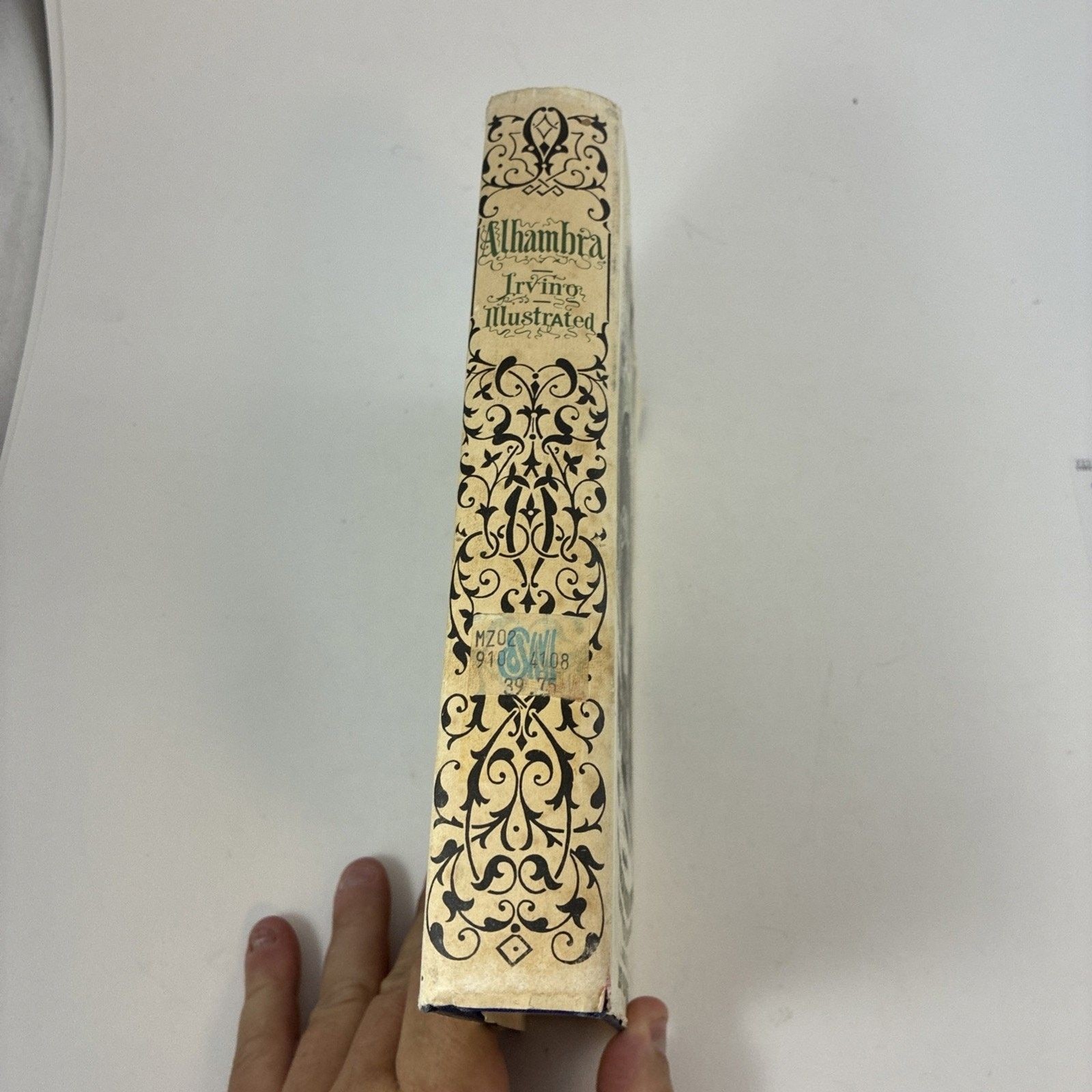 THE ALHAMBRA Washington Irving Sleepy Hollow Press Facsimile 1982 HCDJ 1st Print