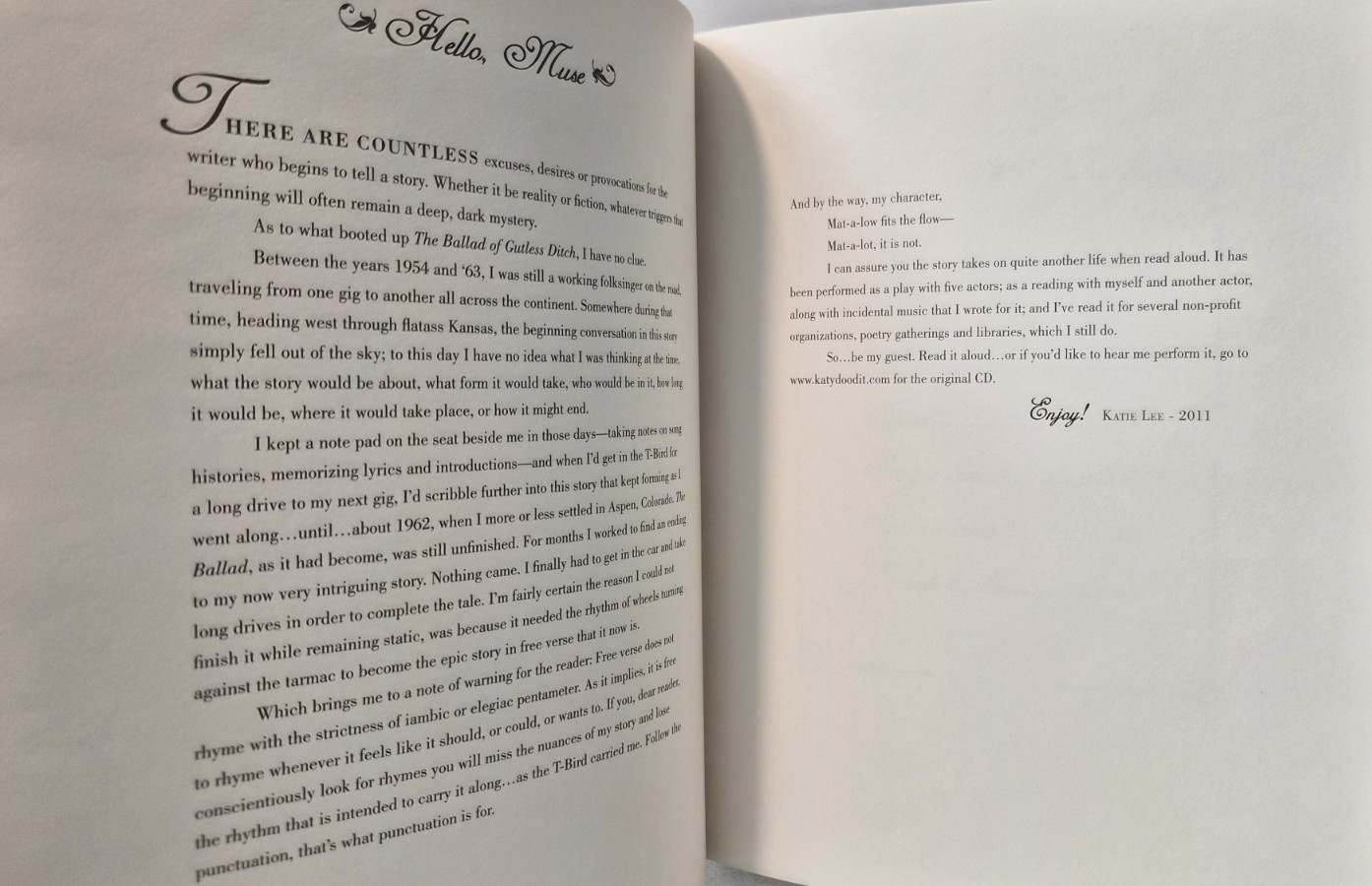 The Ballad of Gutless Fitch: Katie Lee HC/Very Good (see photos:)