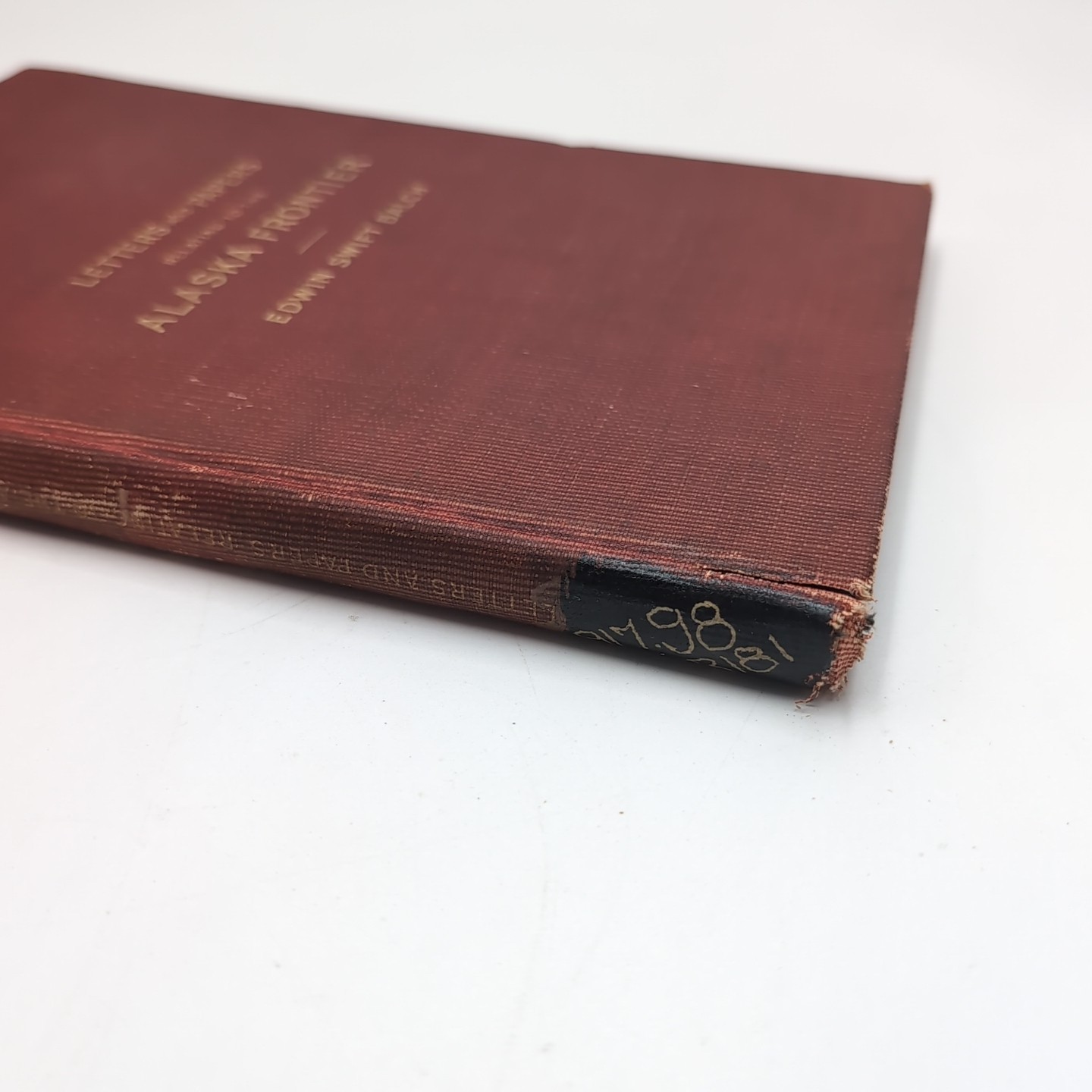 Letters And Papers Alaska Frontier thomas Balch 1904 Antique Hardcover Book