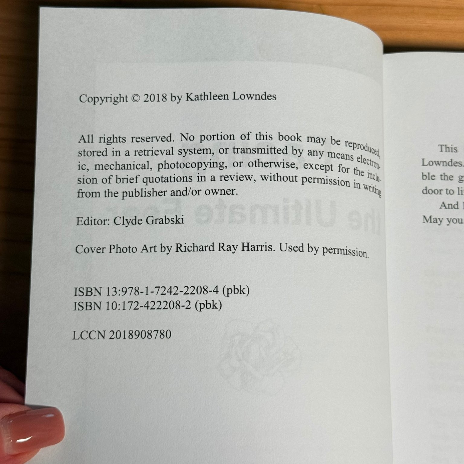 Facing the Ultimate Fear Kathleen Lowndes 2018 Paperback Self-Help