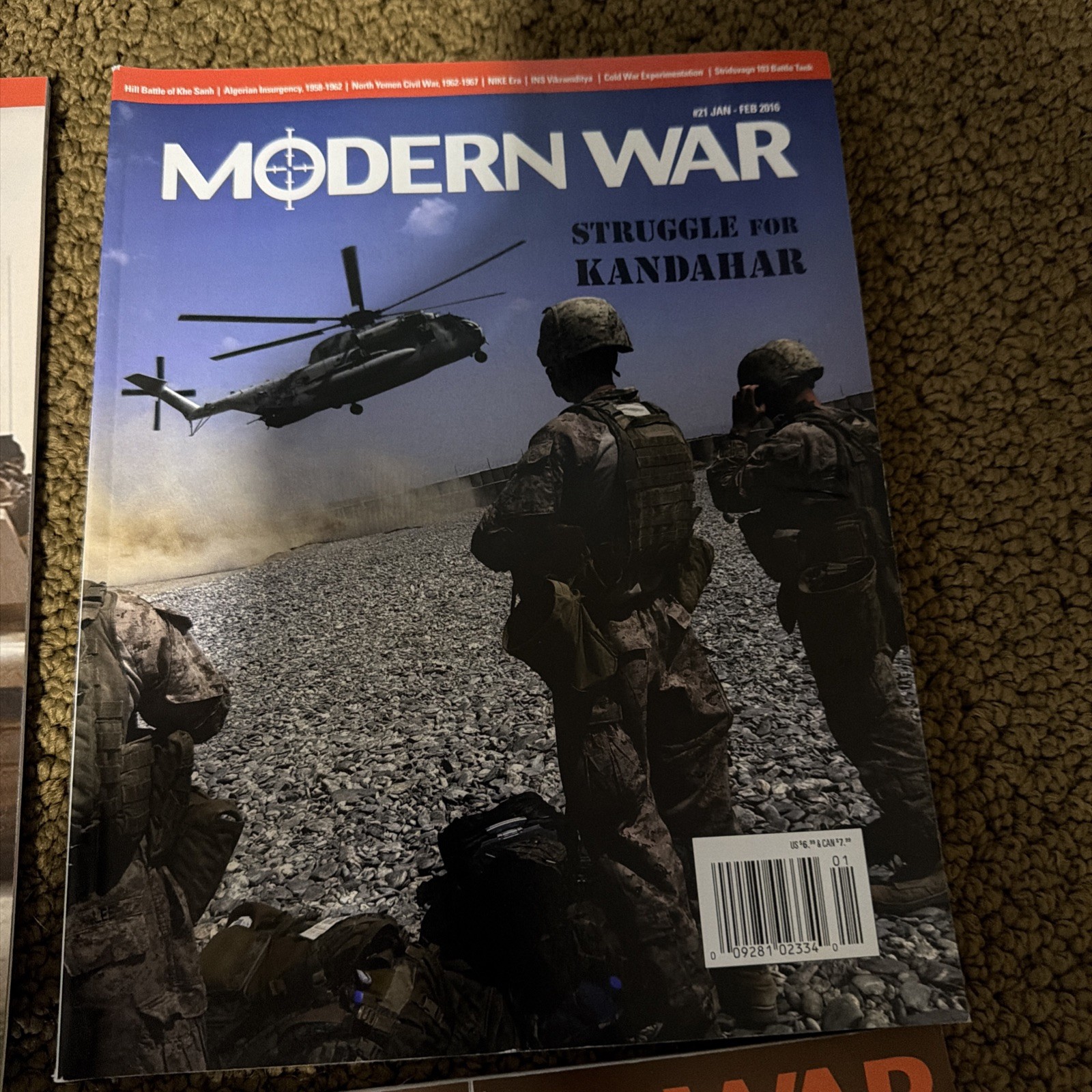 MODERN WAR MAGAZINEs 19-24 ONLY MAGAZINE NO GAMES.