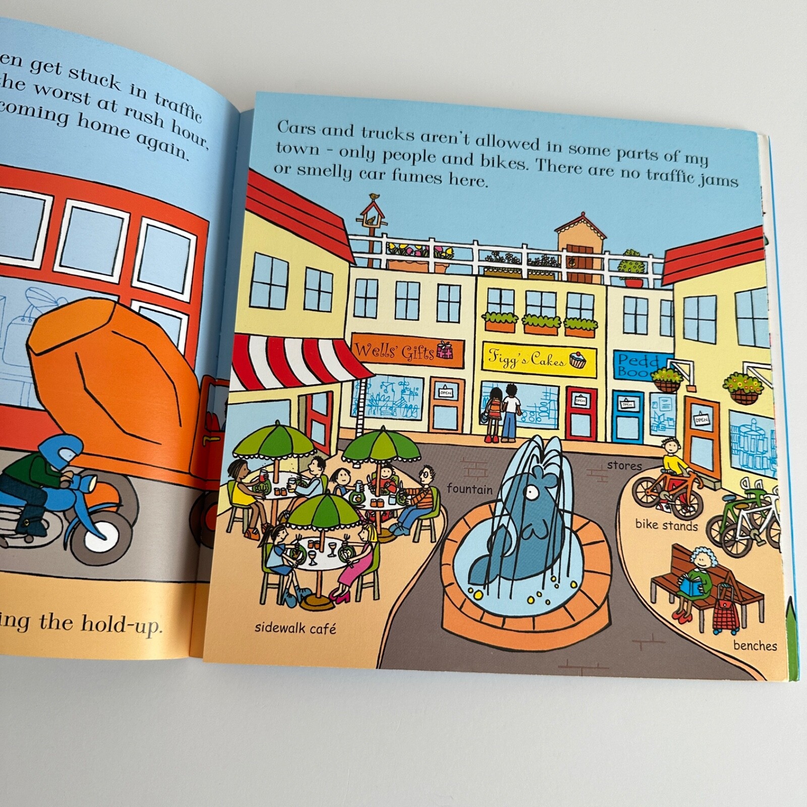 Usborne My Town book by Rebecca Treays, Lift-the-Flap (Paperback)