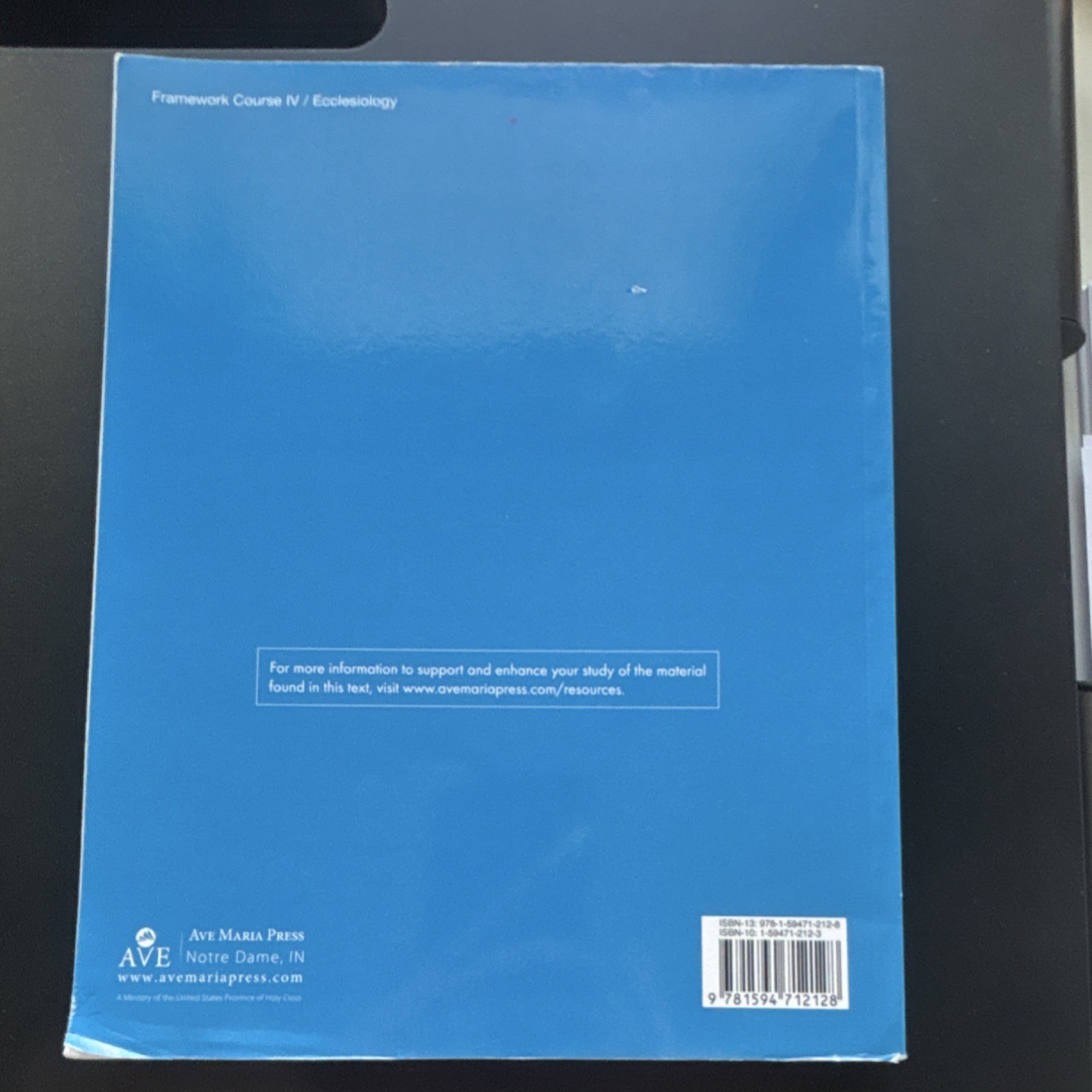 Ave Maria Press Jesus and the Church Framework Course IV Student Ed TP 2014