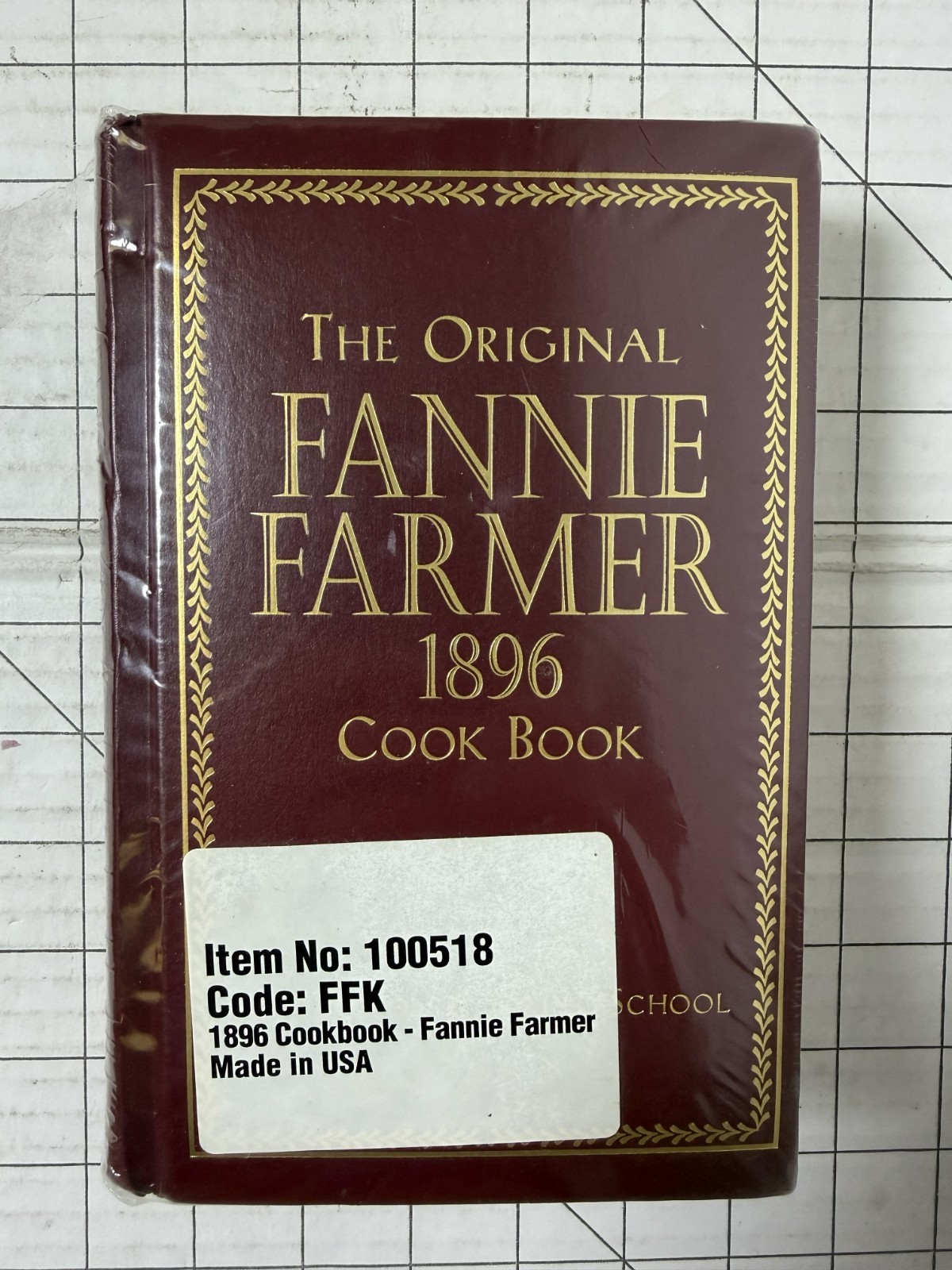 The Original Fannie Farmer 1896 Cook Book by Fannie Farmer New Sealed Ships Fast