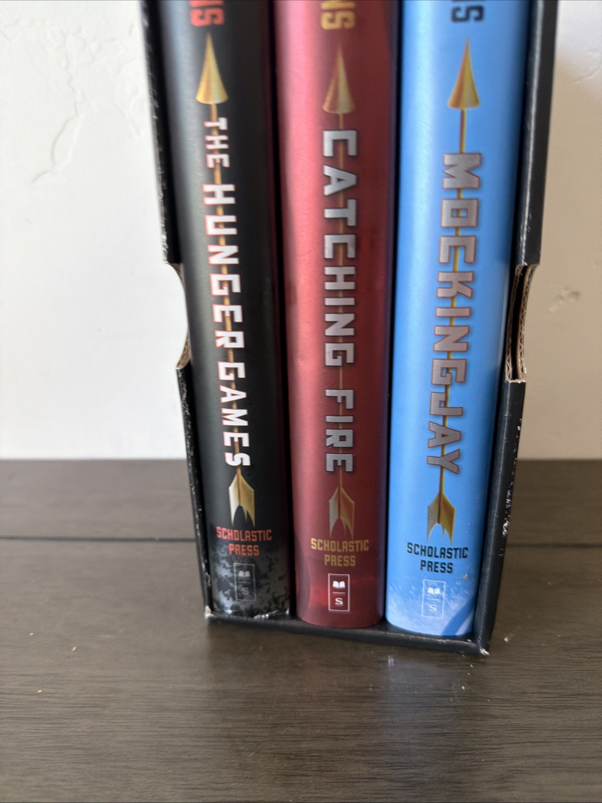 The Hunger Games Trilogy Box Set by Suzanne Collins 1st Edition Hardcovers 2008