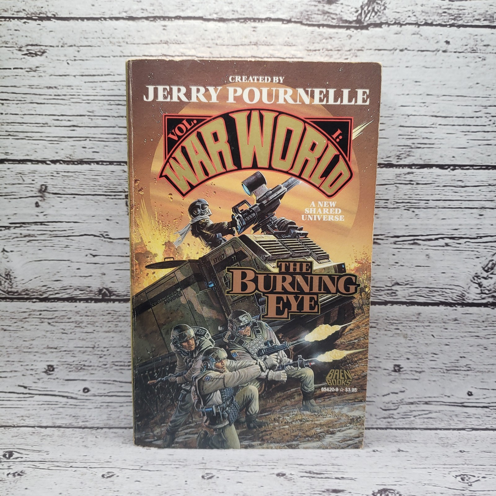 Jerry Pournelle WAR WORLD Series 6 PB Book LOT Vols 1-4, Revolt On + Blood Feud