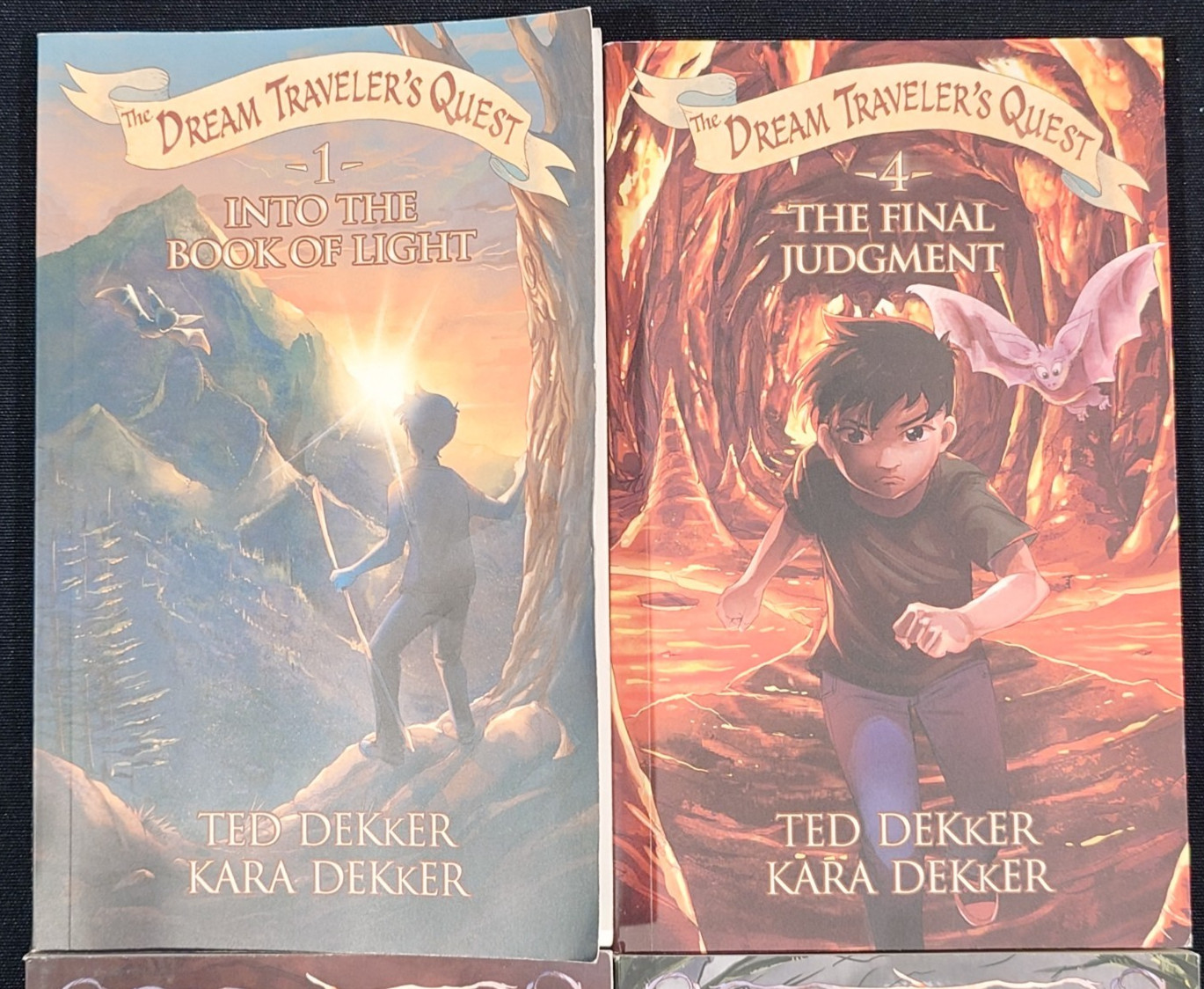 Mixed Lot of 4 Ted Dekker PB Books – The Dream Traveler’s Quest & Millie Maven