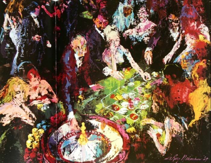 MONTE CARLO CHASE by LeROY NEIMAN ILLUSTRATED MYSTERY 1st PRINT Lightly Hurt!