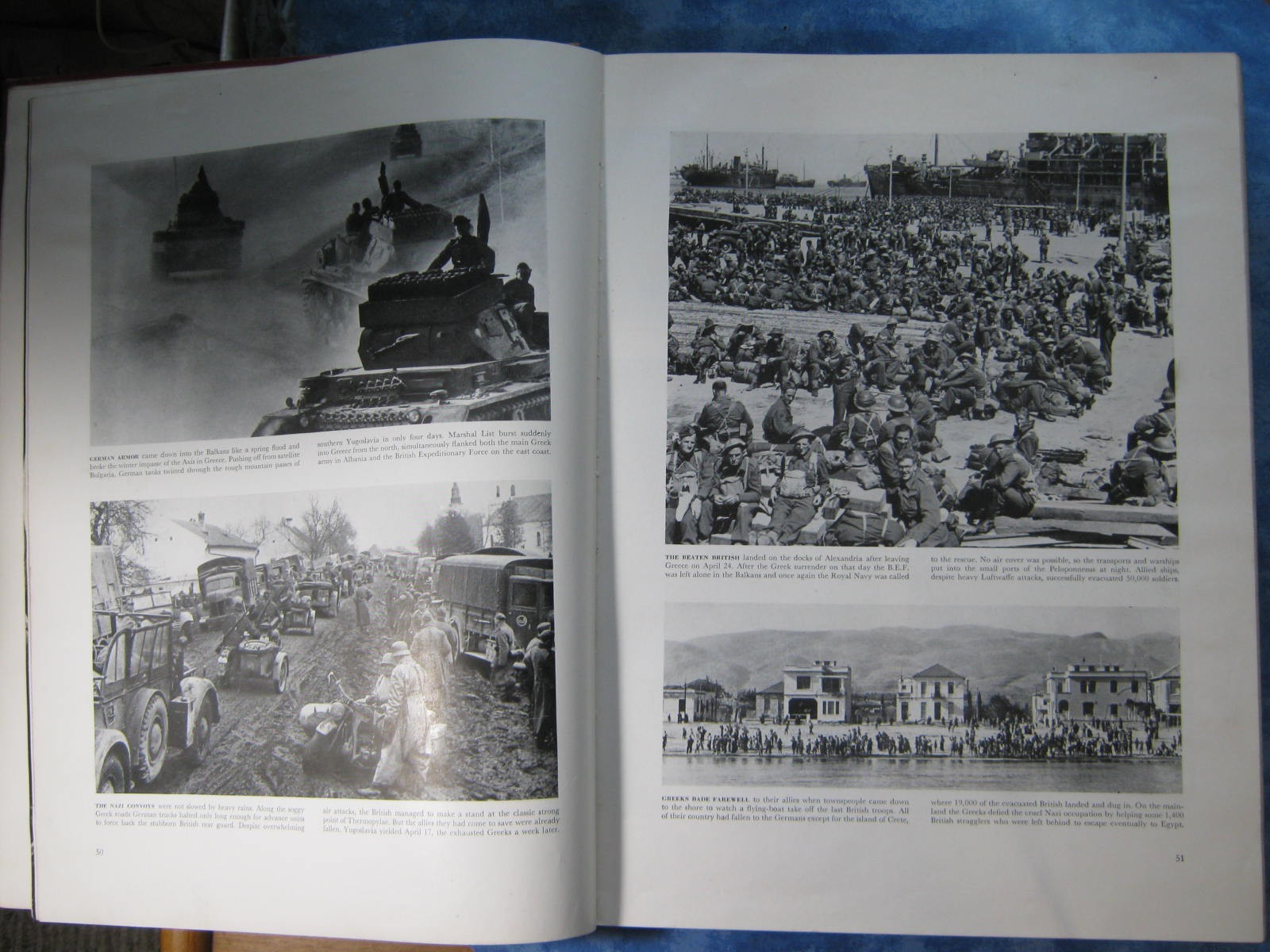 Vtg LIFE’S PICTURE HISTORY OF WORLD WAR II Time Inc. Illustrated HC 1950 GOOD