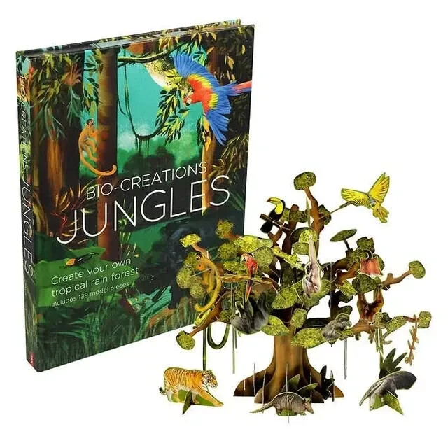 Bio-Creations Jungles by Camilla de la Bedoyere Tropical Bird Parrot Monkey