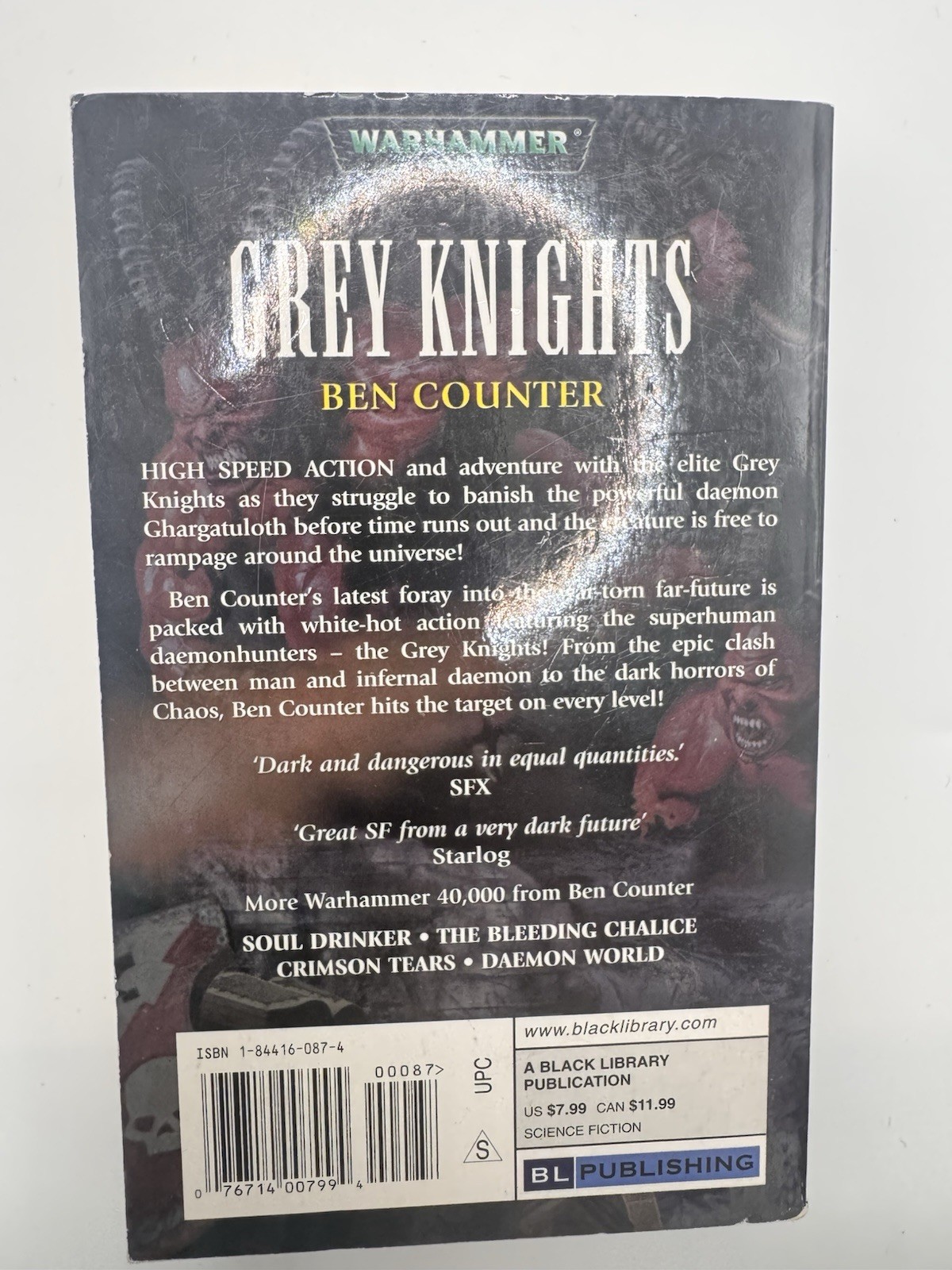 Warhammer 40k Grey Knights Book – Ben Counter | Black Library GrimDark