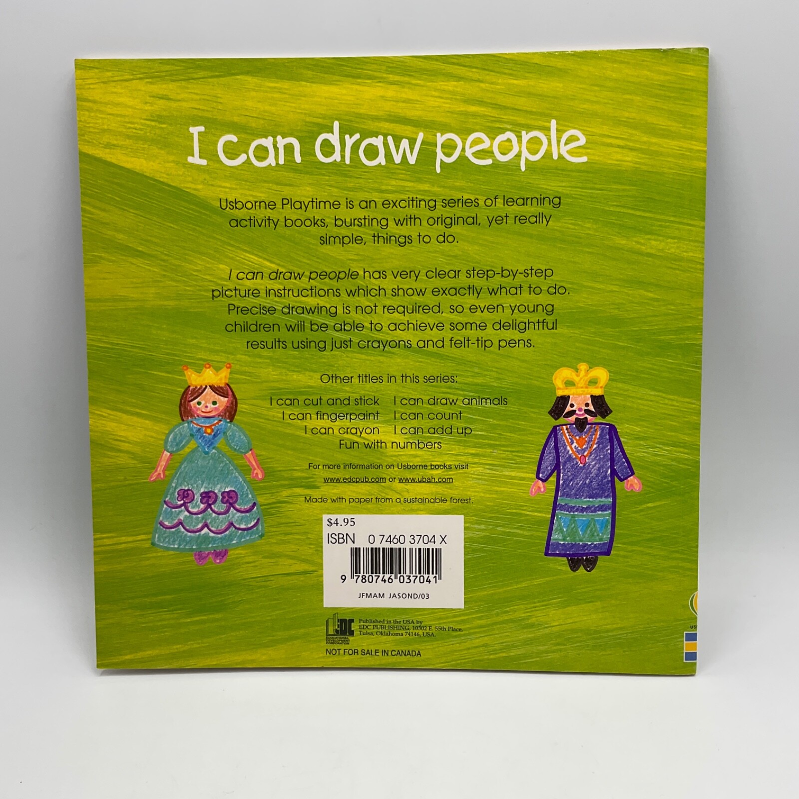 I Can Draw People & How to Draw People Lot of 2 Paperback Books Usborne Levy Kid