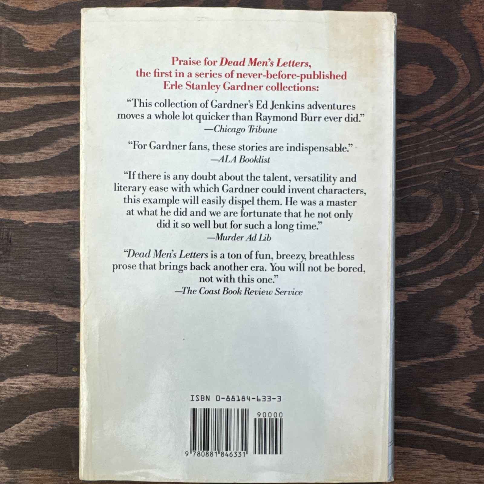 The Blonde in Lower Six by Erle Stanley Gardner (1990, Carroll and Graf)