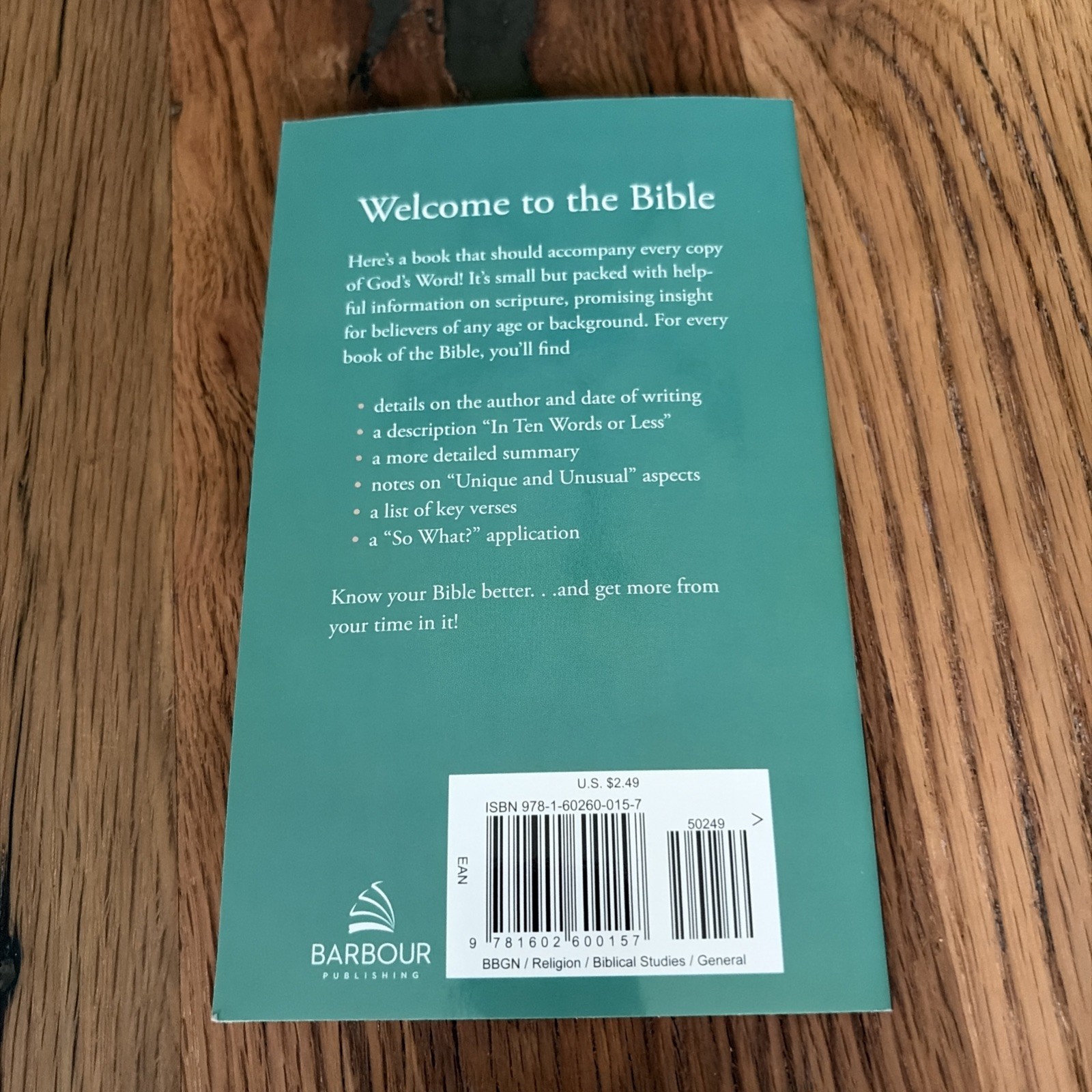 Know Your Bible : All 66 Books Explained and Applied by Paul Kent (2008, Mass…