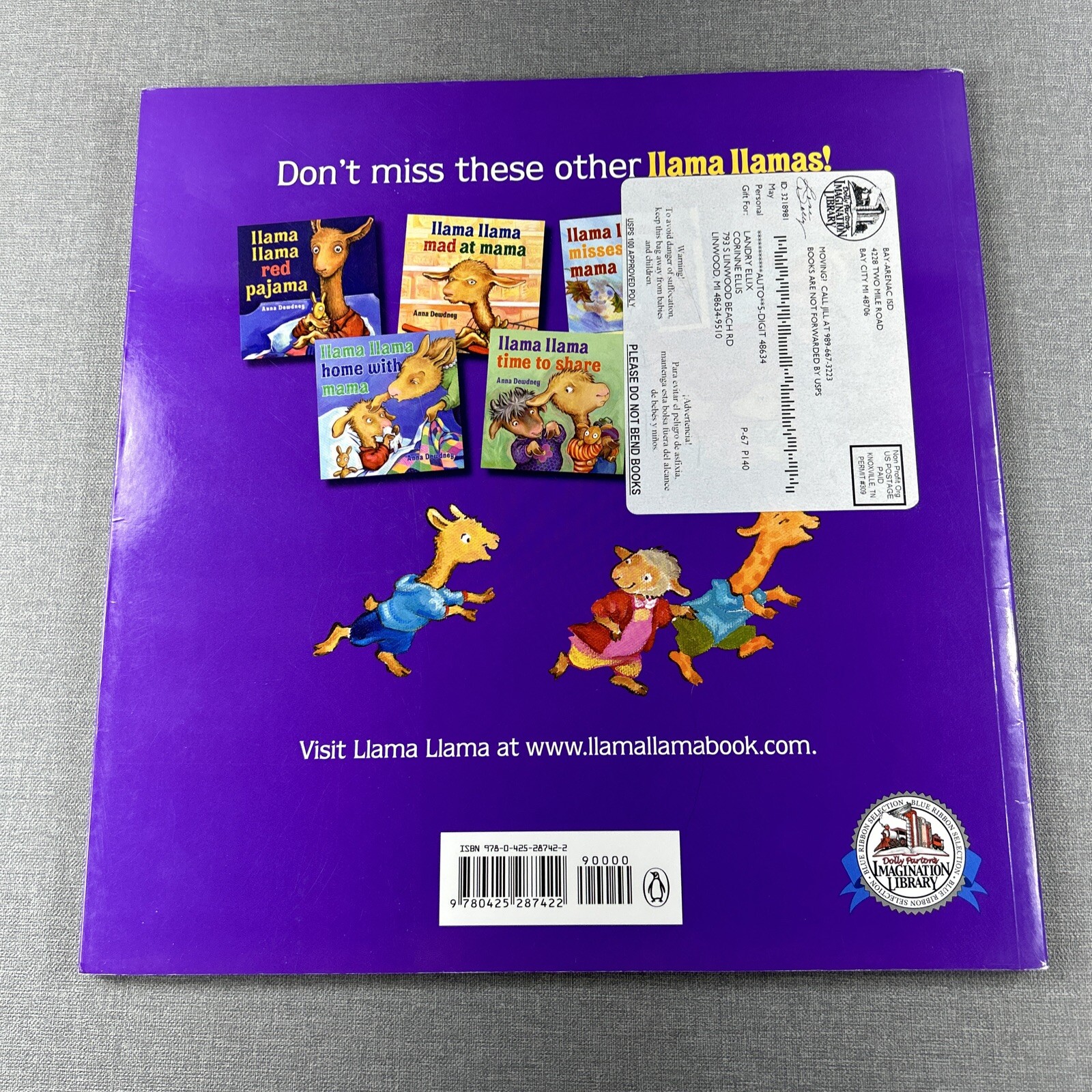 Imagination Library Bunny Silly Goose Pup and Bear Llama 5 Paperback Book Lot