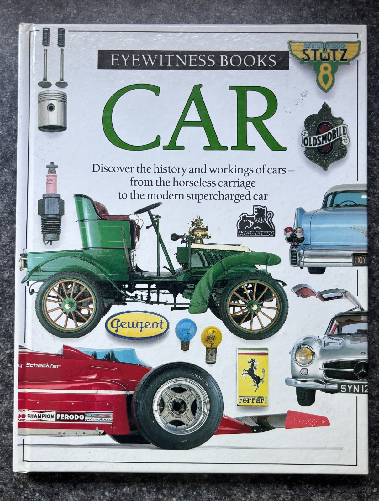 1990 Vintage Eyewitness Books: Car; Knopf, 21, Hardover Book