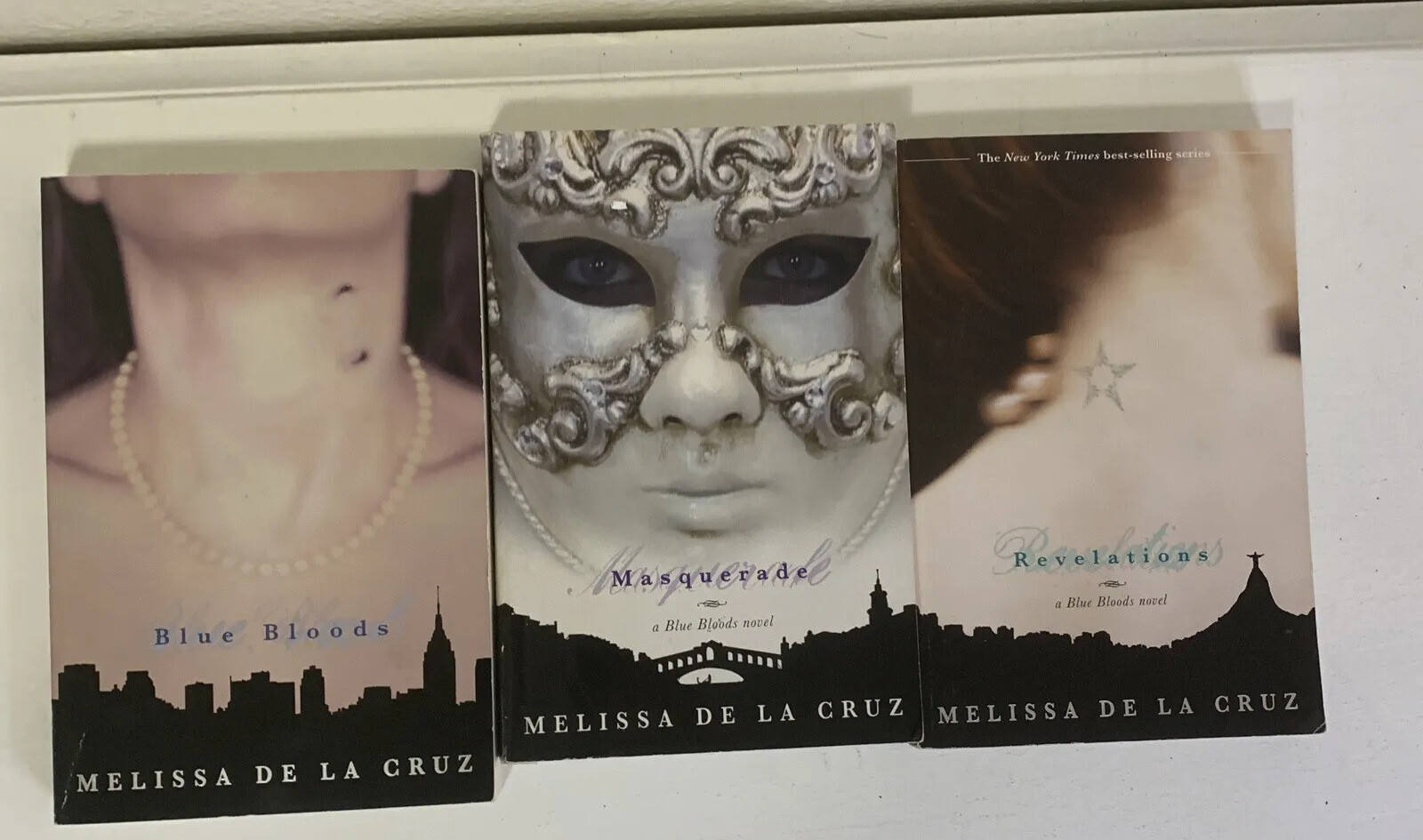 Lot of 3 Blue Bloods Paperback Books: Blue Bloods, Masquerade, Revelations….
