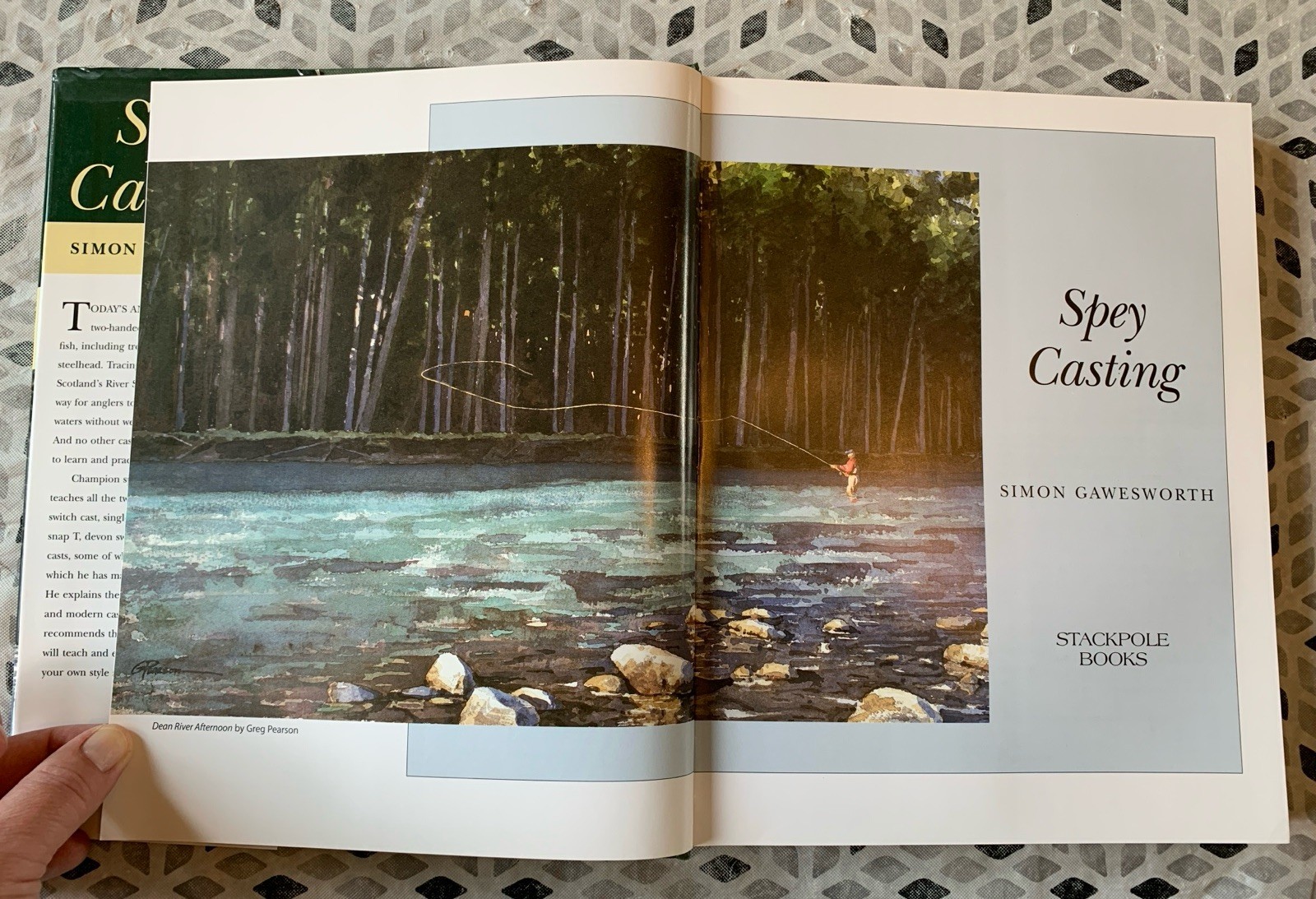 Spey Casting by Simon Gawesworth 2004 Hardcover Stackpole Books Fly Fishing HC