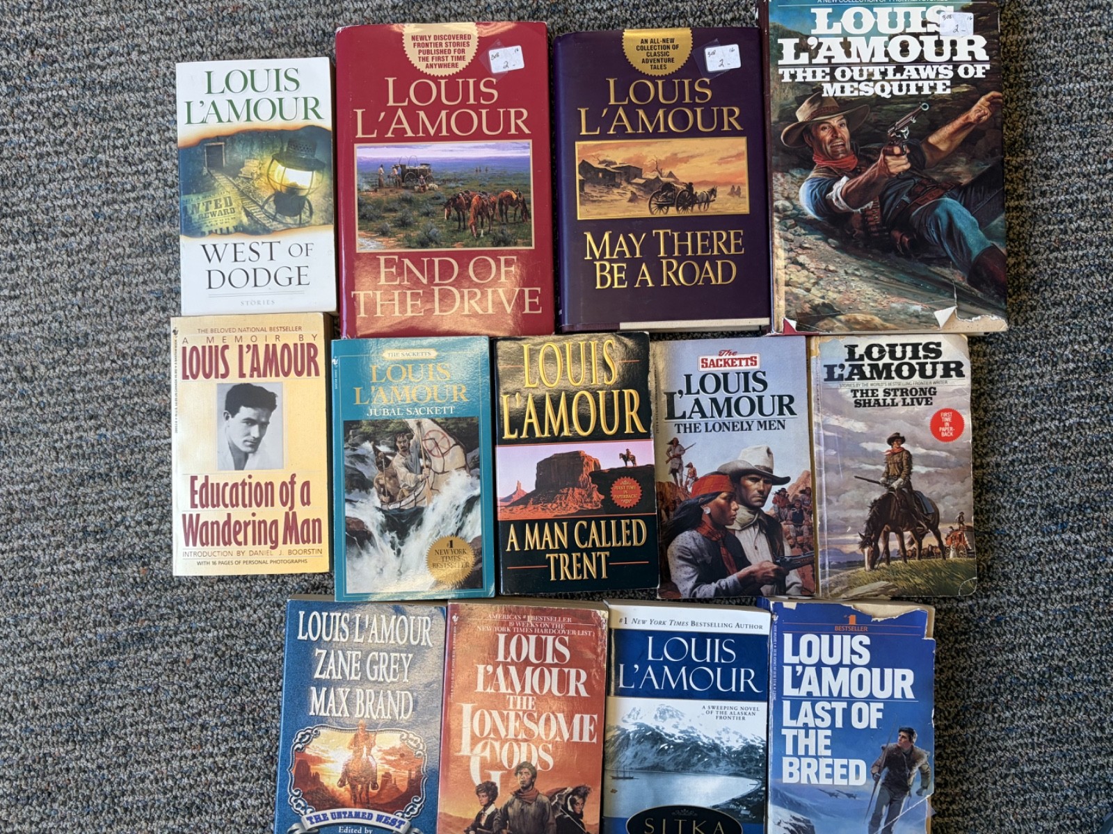 Louis L’Amour-Author (A Collection of 13 Standalone Westerns) Lot 1420