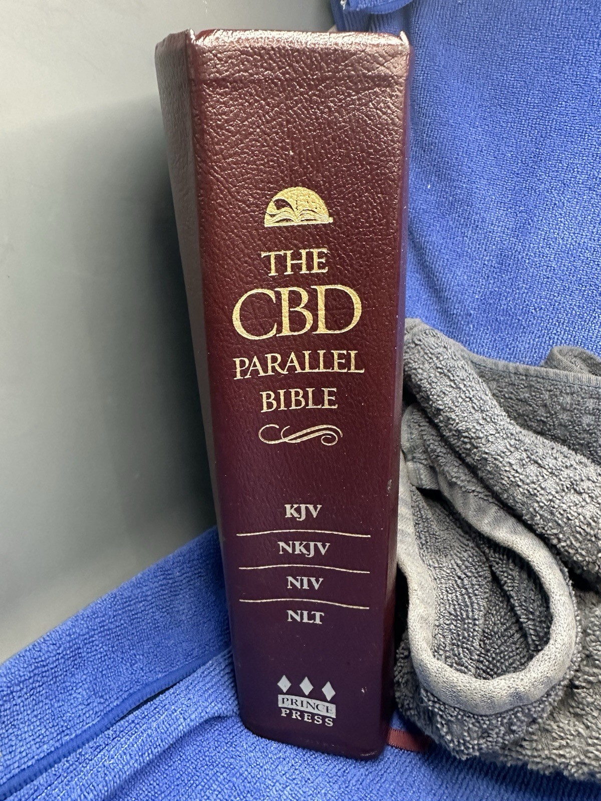The CBD Parallel Bible, KJV NKJV NIV NLT, Burgandy Bonded Leather, Prince Press