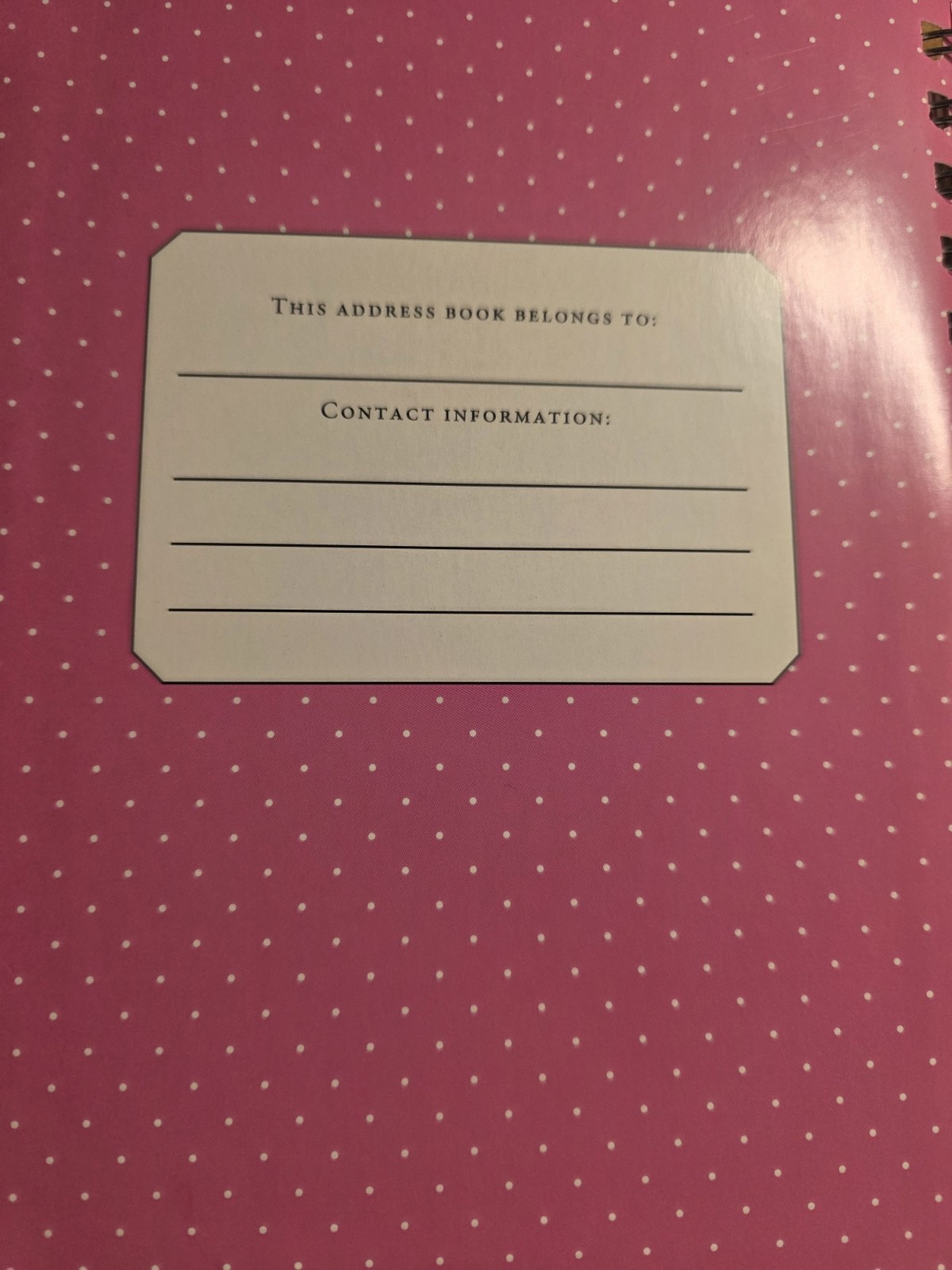 Rose Garden Large Address Book – Hardcover-spiral By Peter Pauper Press