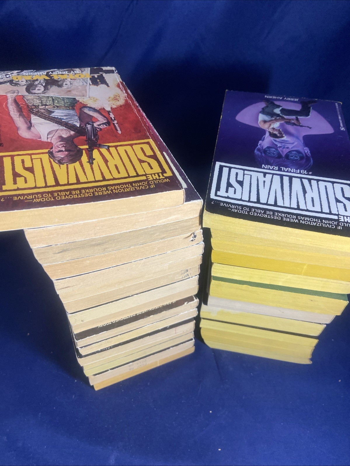 The Survivalist Jerry Ahern PAPERBACK LOT 1-16; 19-24 + Mid-Wake/The Legend NICE