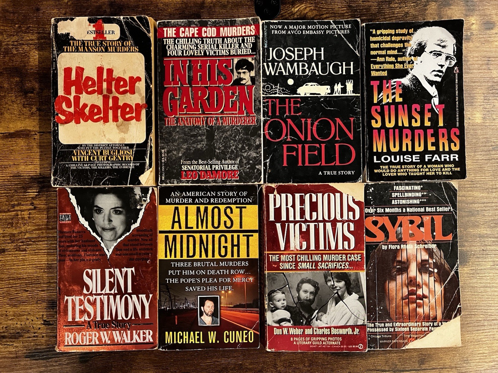 Lot of 8 Vintage True Crime Books | Serial Killers, Murder, Courtroom Classics
