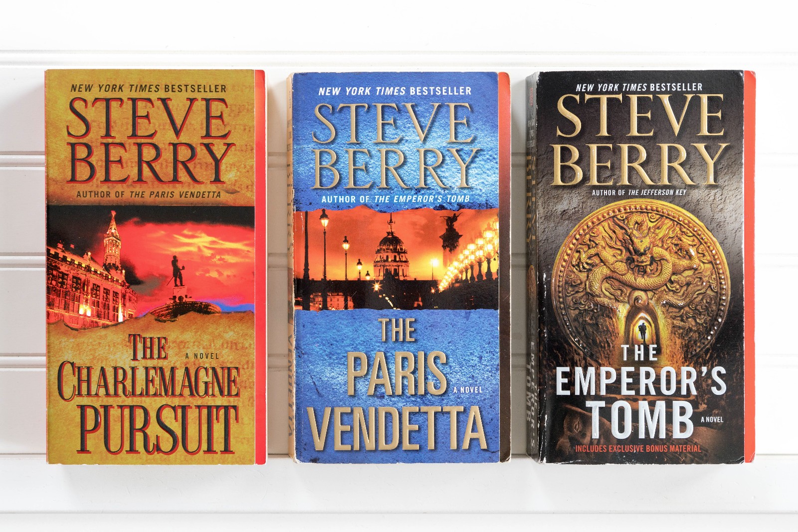 Steve Berry Lot of 23 COTTON MALONE Complete Series (#1-18) Set Paperback Books